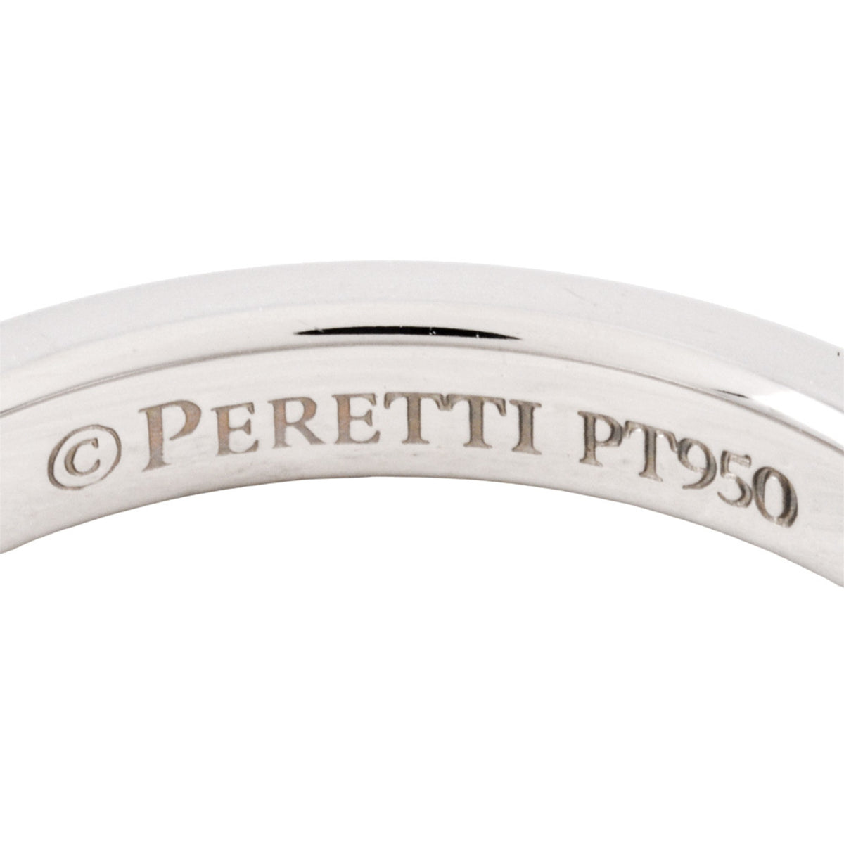 Tiffany Stacking Platinum 950 Band Ring (Pre-Owned)