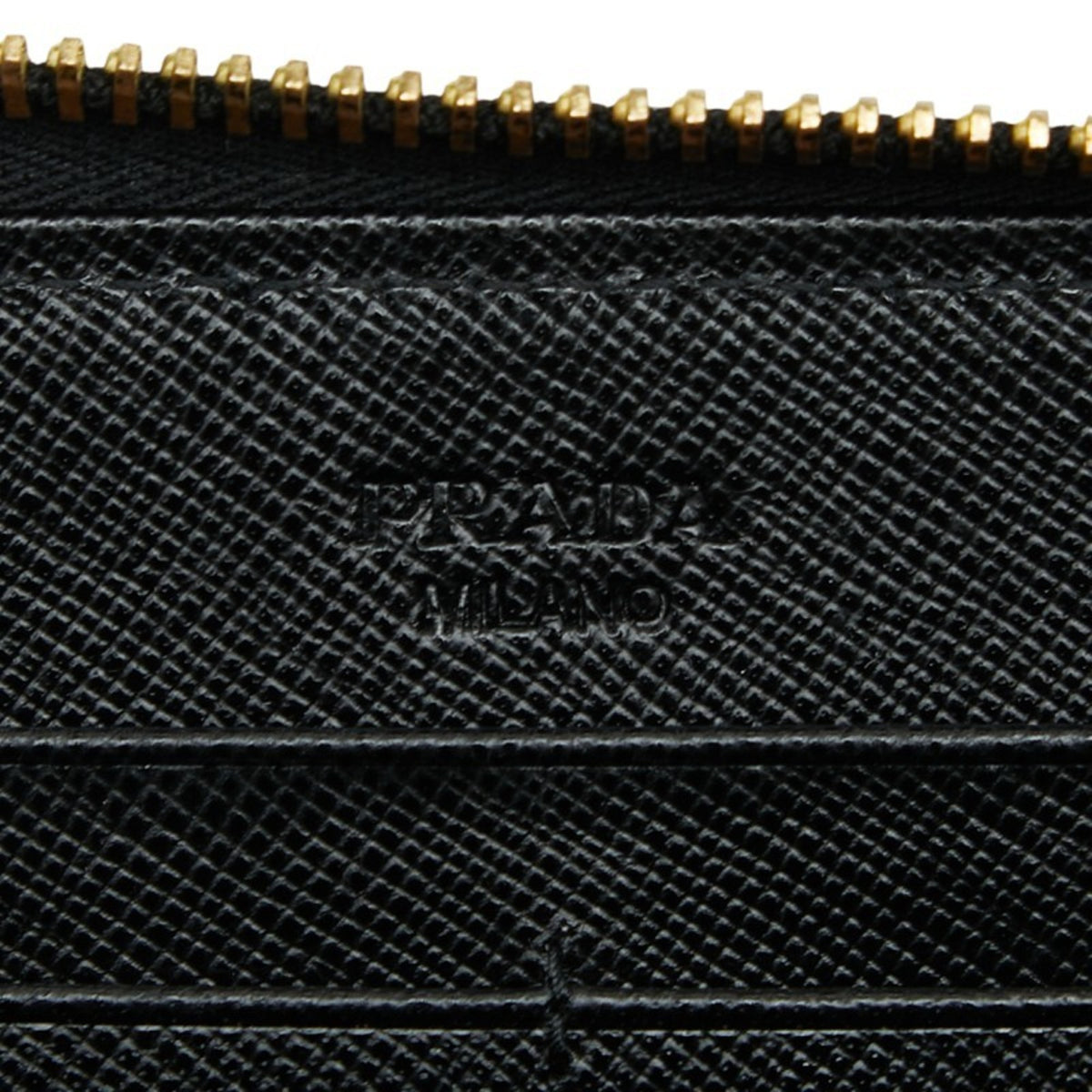 Prada Black Nylon Long Wallet (Bi-Fold) (Pre-Owned)