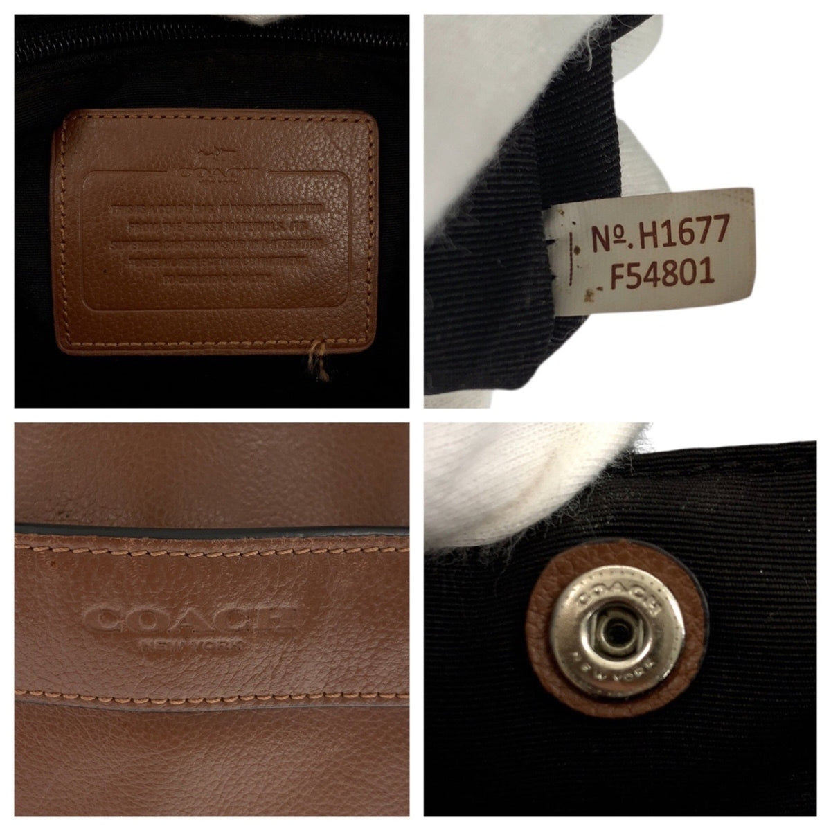 Coach Brown Leather Briefcase (Pre-Owned)