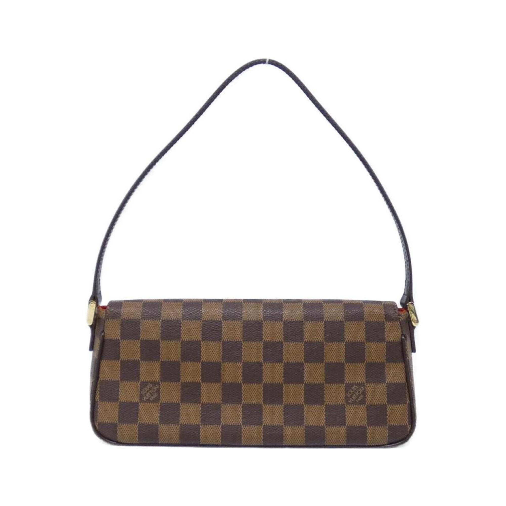 Louis Vuitton Ebene Coated Canvas Shoulder Bag (Pre-Owned)