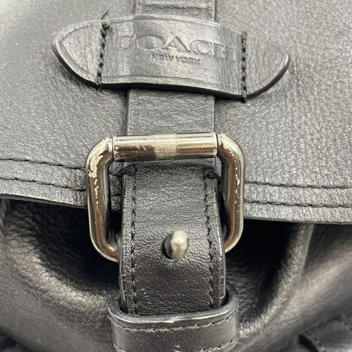 Coach Leather Backpack (Pre-Owned)
