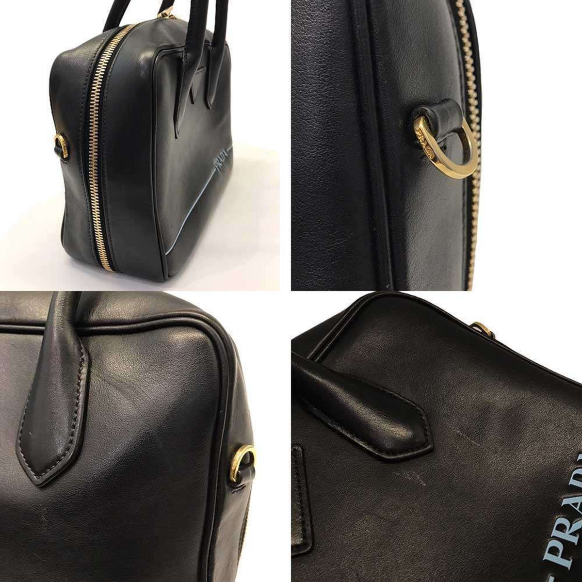 Prada Mirage Black Handbag (Pre-Owned)