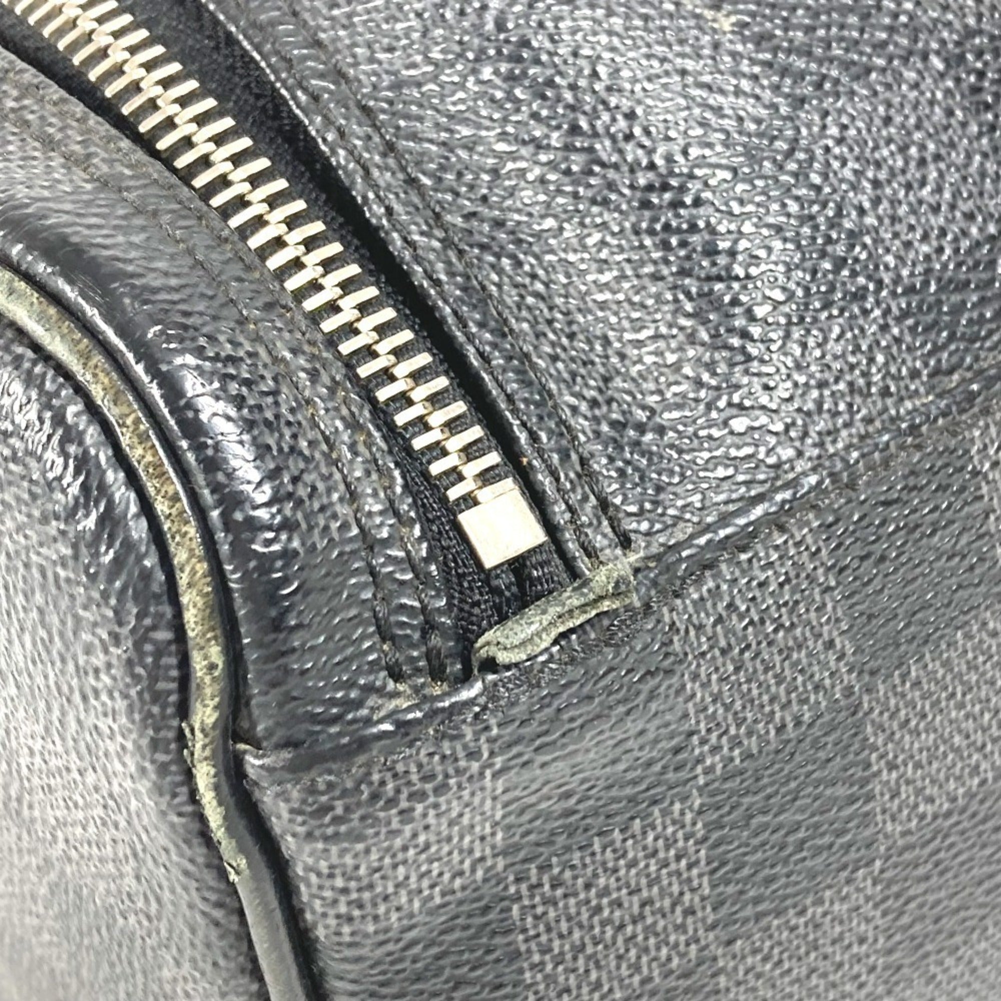 Louis Vuitton Black Damier Graphite Clutch Bag Handbag Pouch (Pre-Owned)