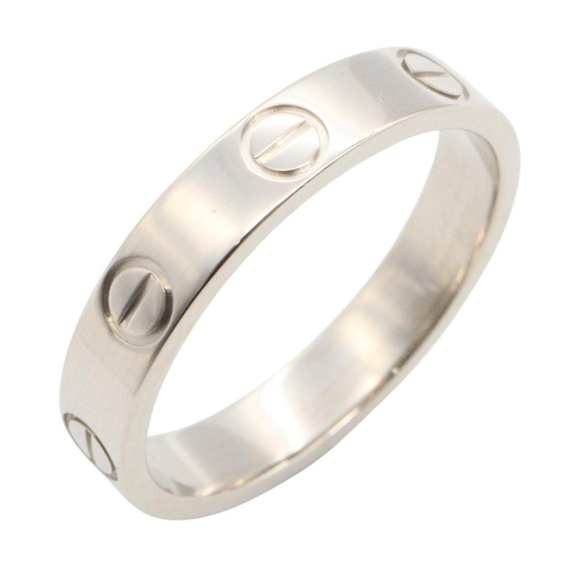 Cartier Silver White Gold (18K) Band Ring (Pre-Owned)