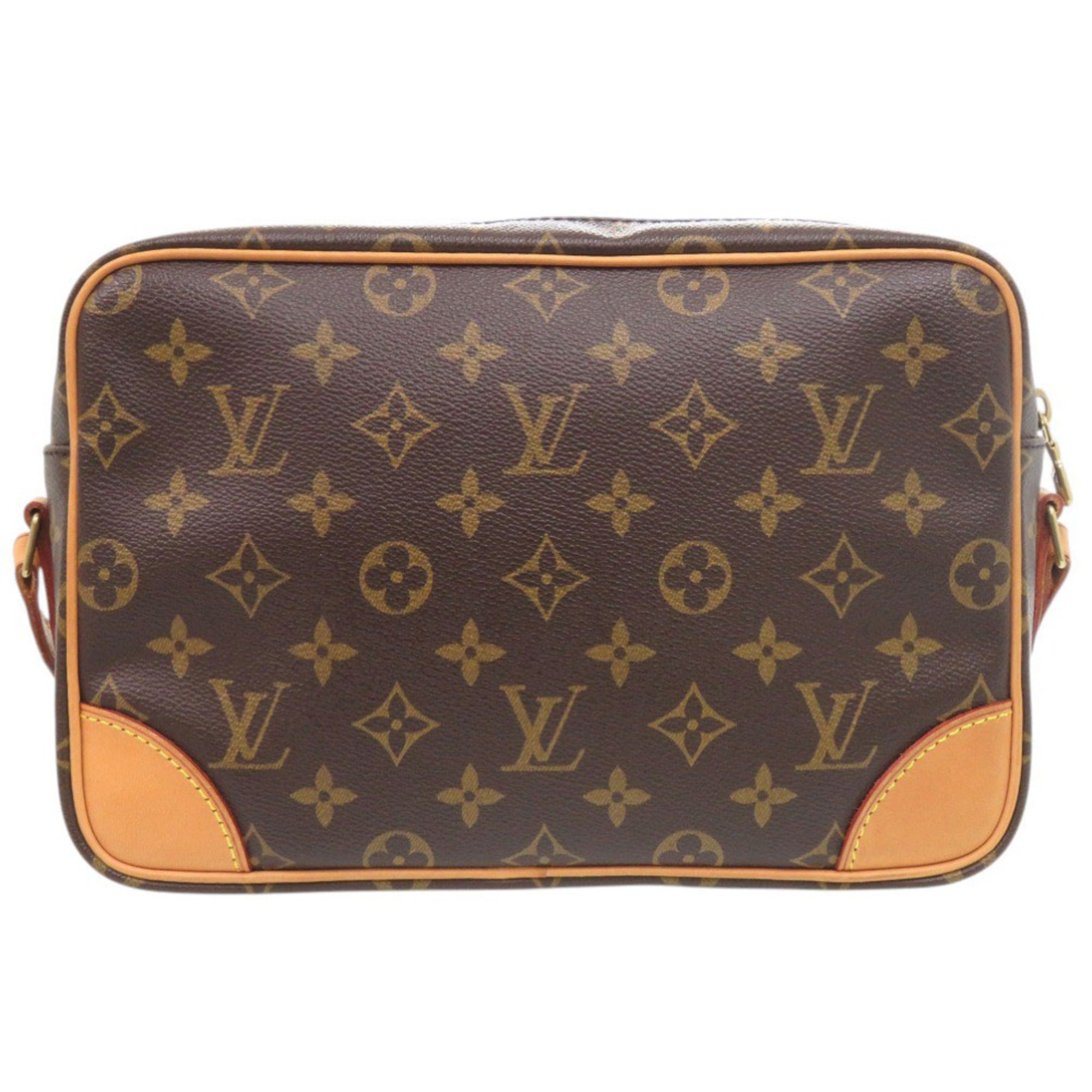 Louis Vuitton Brown Monogram Canvas Shoulder Bag (Pre-Owned)