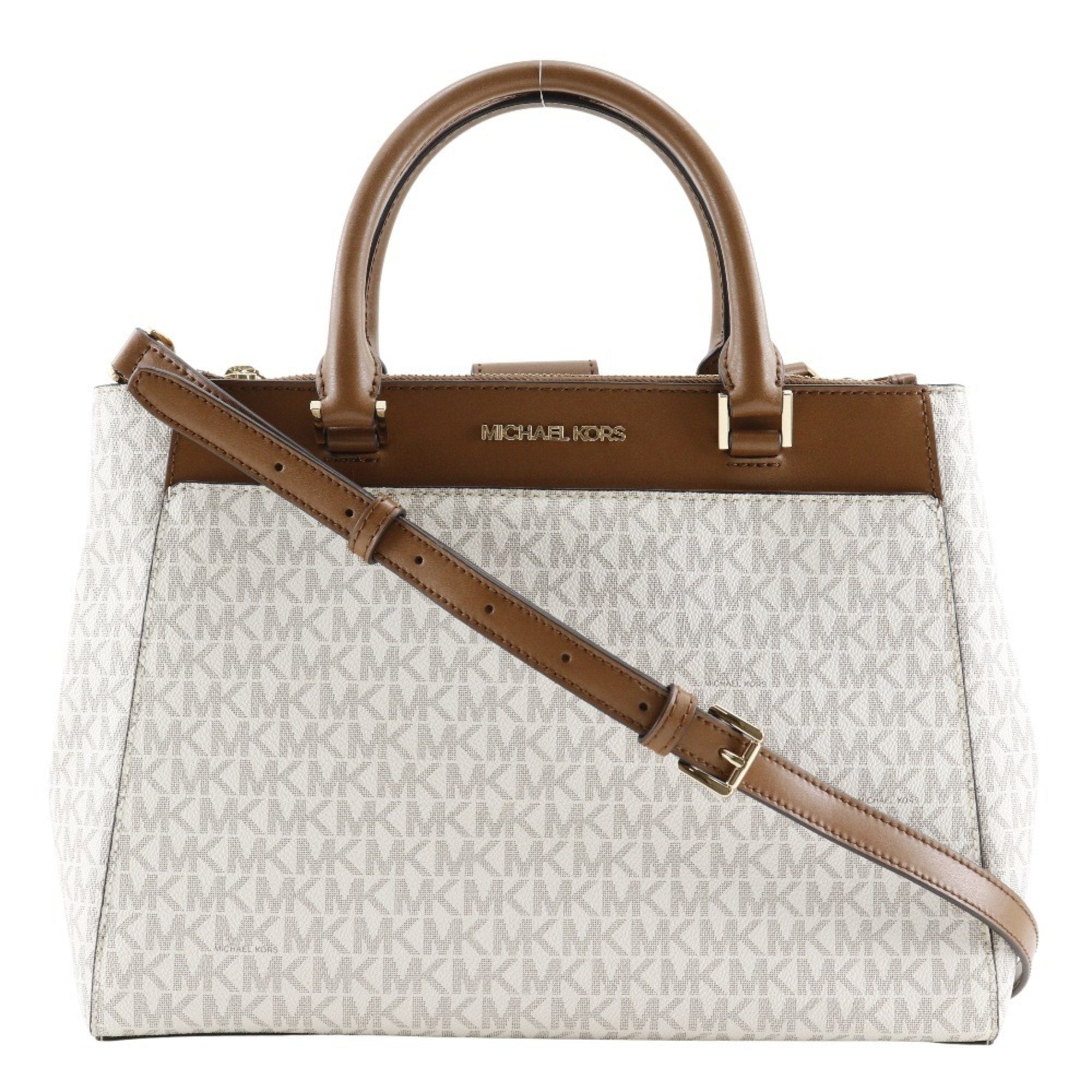 Michael Kors Off-White Pvc Handbag (Pre-Owned)