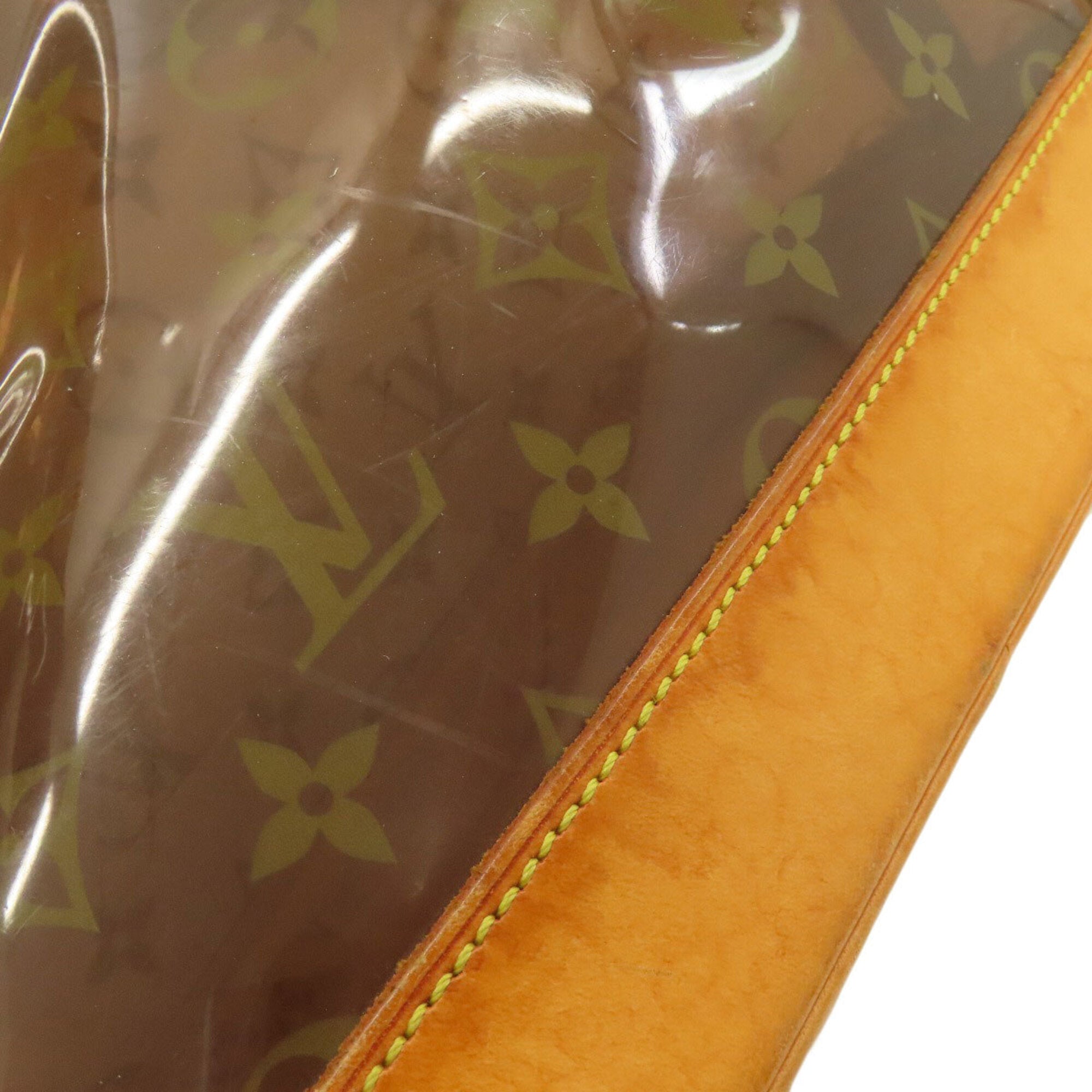 Louis Vuitton Brown Vinyl Tote Bag (Pre-Owned)