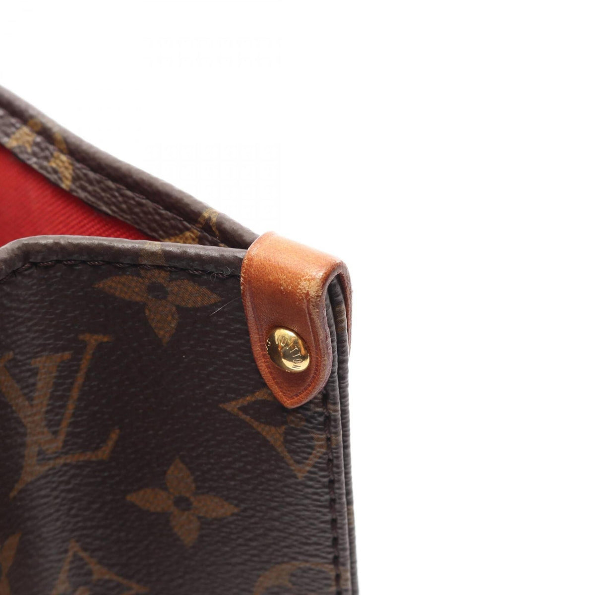 Louis Vuitton Brown Coated Canvas Leather Handbag (Pre-Owned)