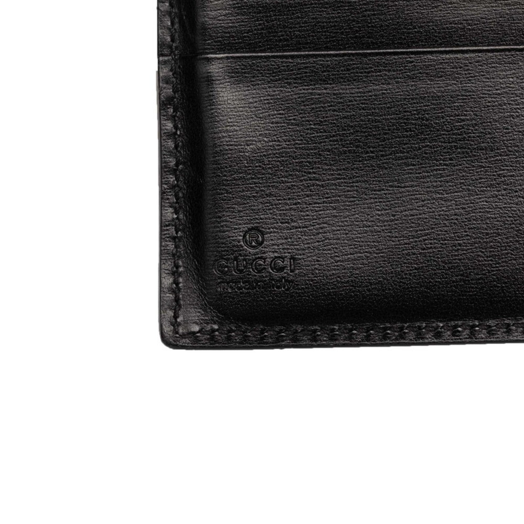 Gucci Black Leather Wallet (Bi-Fold) (Pre-Owned)