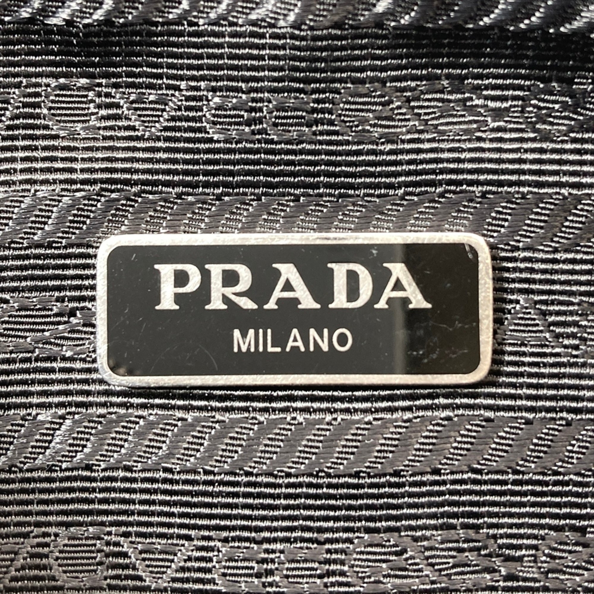 Prada Black Nylon Handbag Shoulder Bag (Pre-Owned)