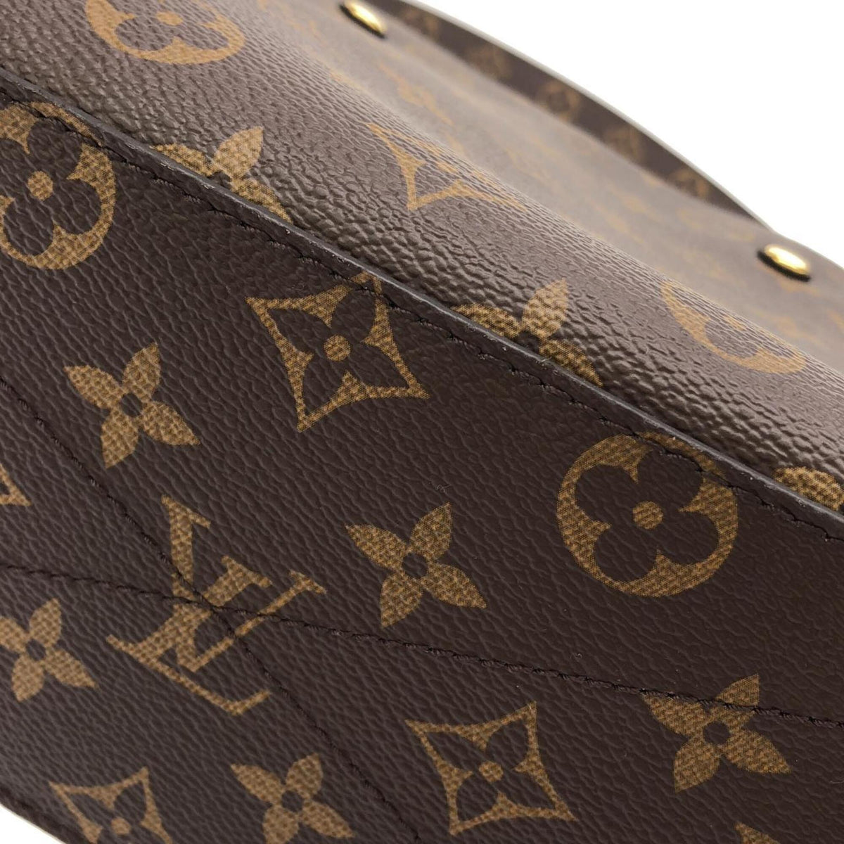 Louis Vuitton Brown Coated Canvas Handbag (Pre-Owned)