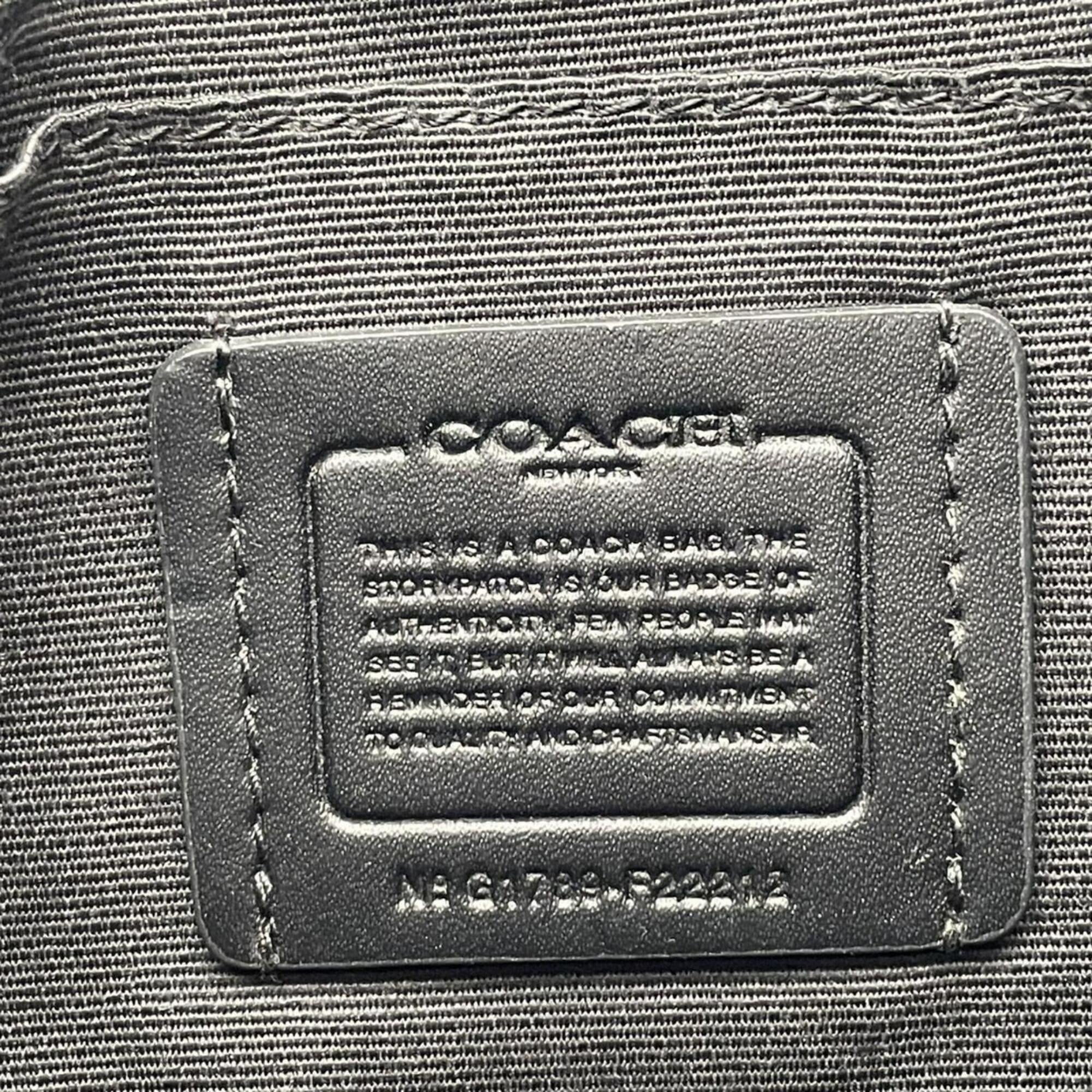 Coach Black Leather Handbag Shoulder Bag (Pre-Owned)