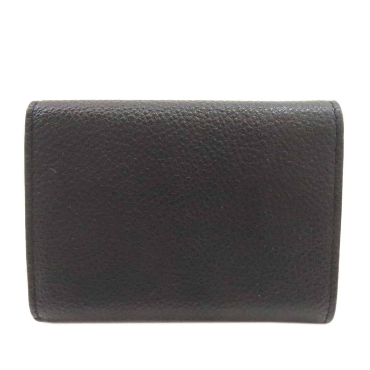 Saint Laurent Black Leather Wallet (Tri-Fold) (Pre-Owned)