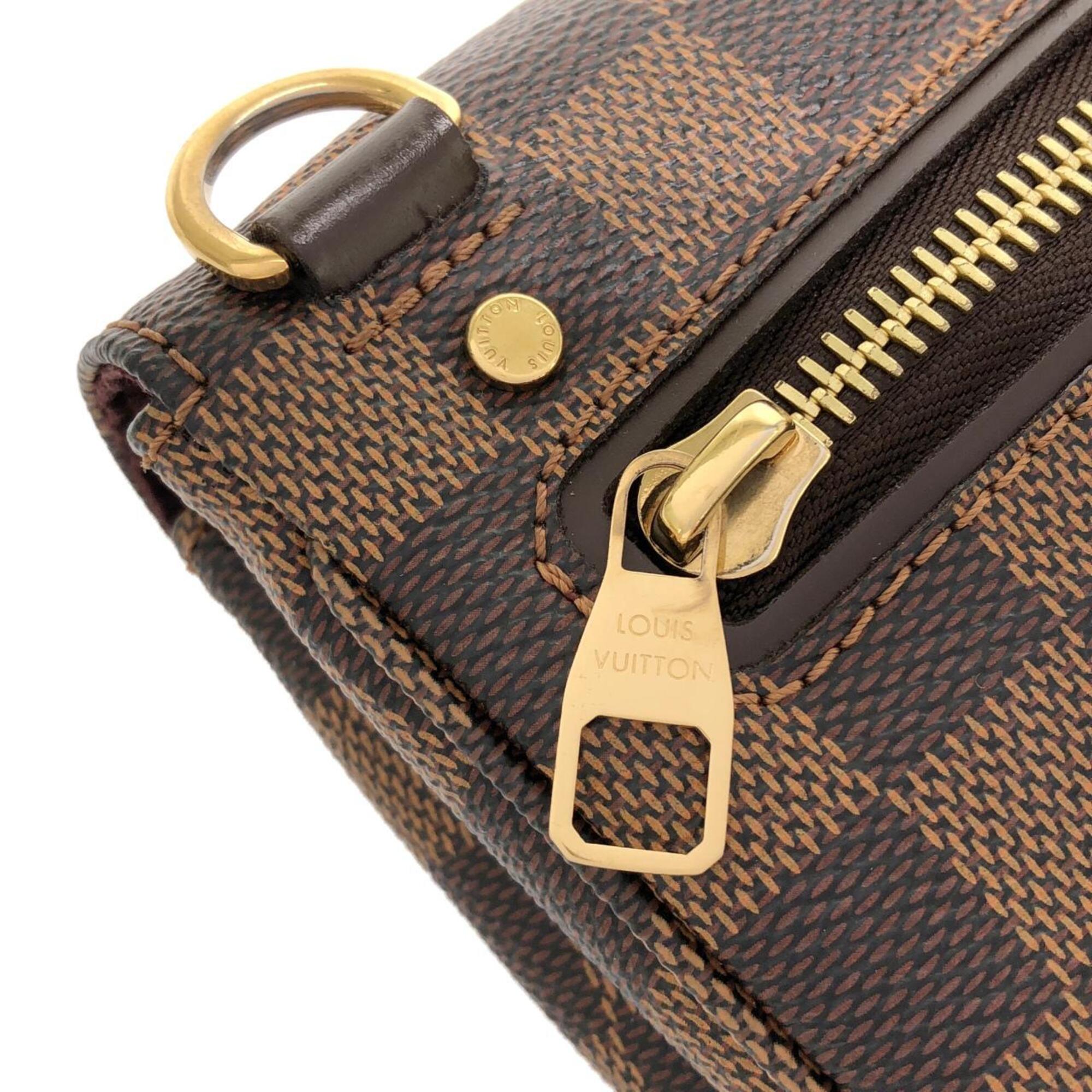 Louis Vuitton Ebene Coated Canvas Shoulder Bag (Pre-Owned)