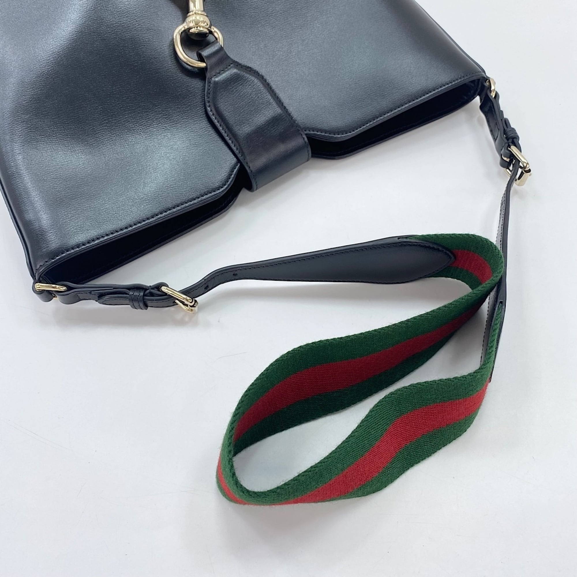 Gucci Jackie Black Shoulder Bag (Pre-Owned)