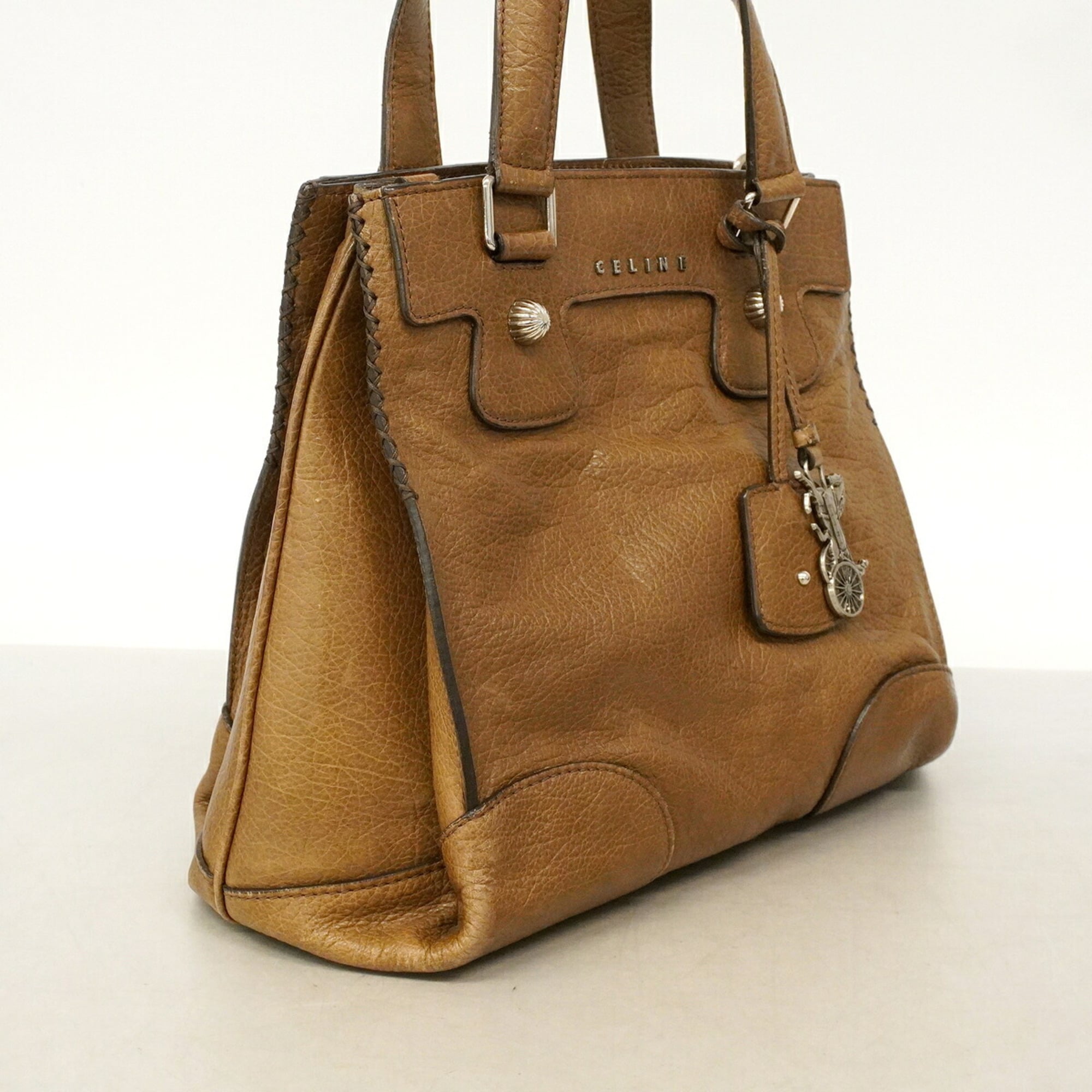 Celine Brown Leather Handbag (Pre-Owned)