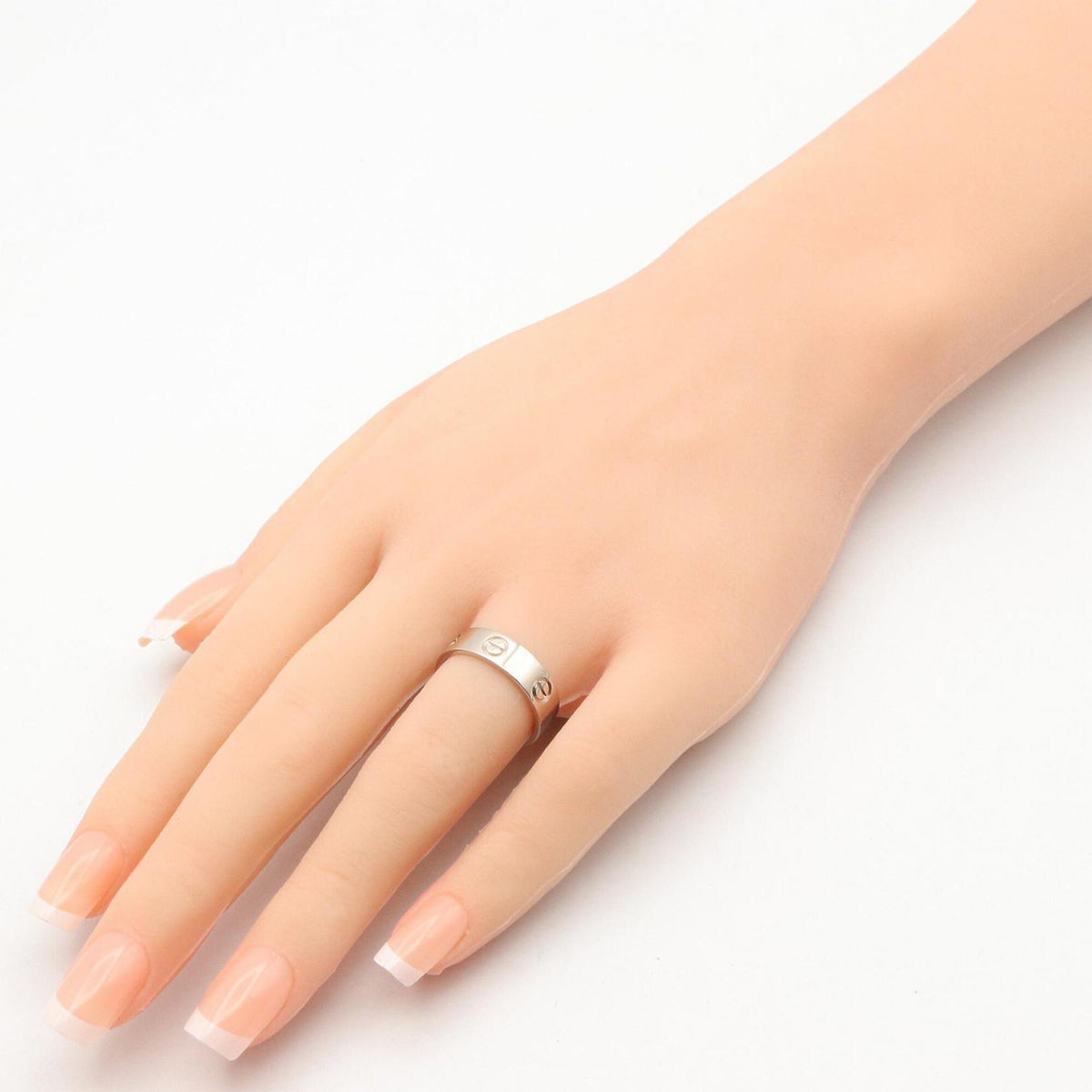 Cartier Silver White Gold (18K) Band Ring (Pre-Owned)