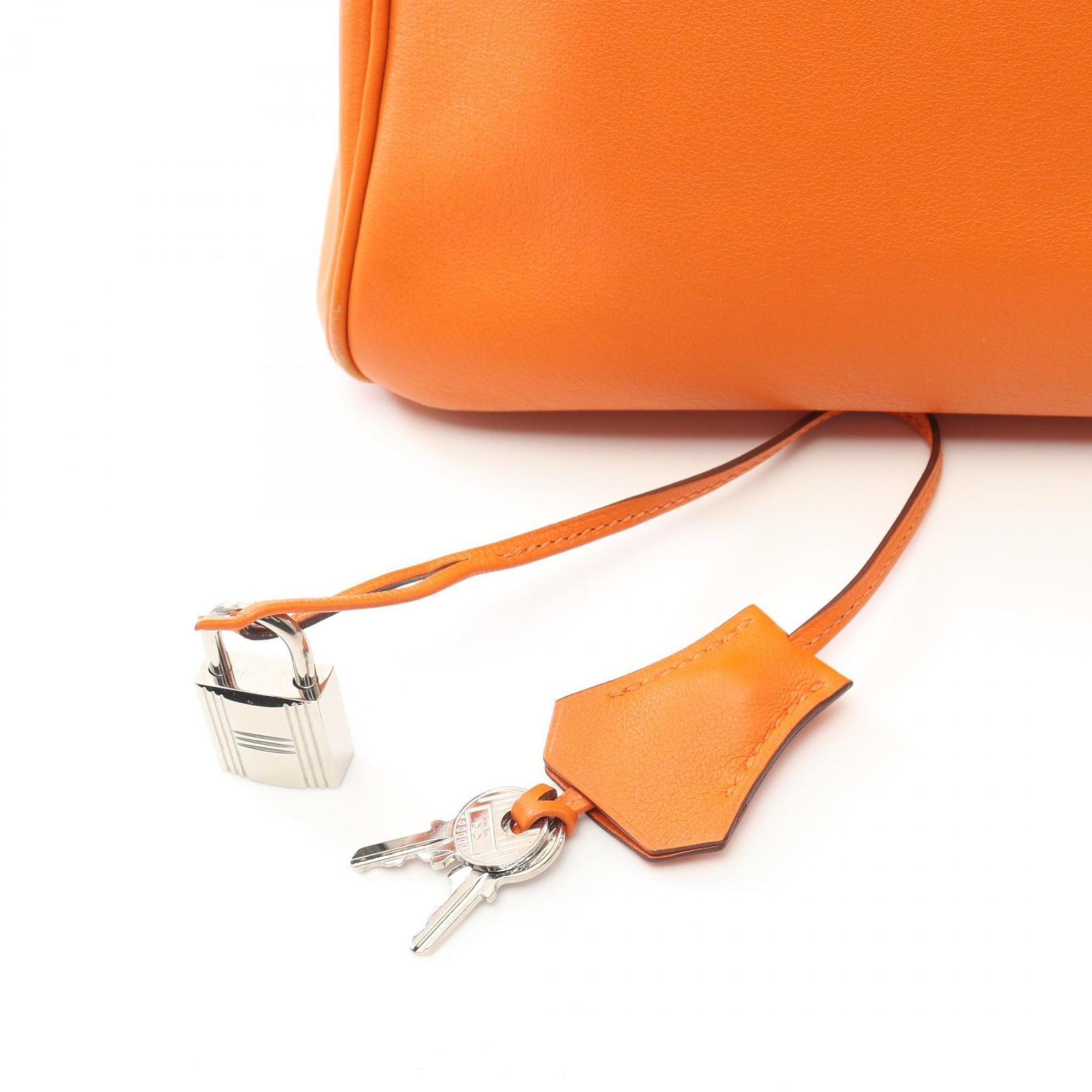 Hermes Birkin Orange Swift Leather Handbag (Pre-Owned)