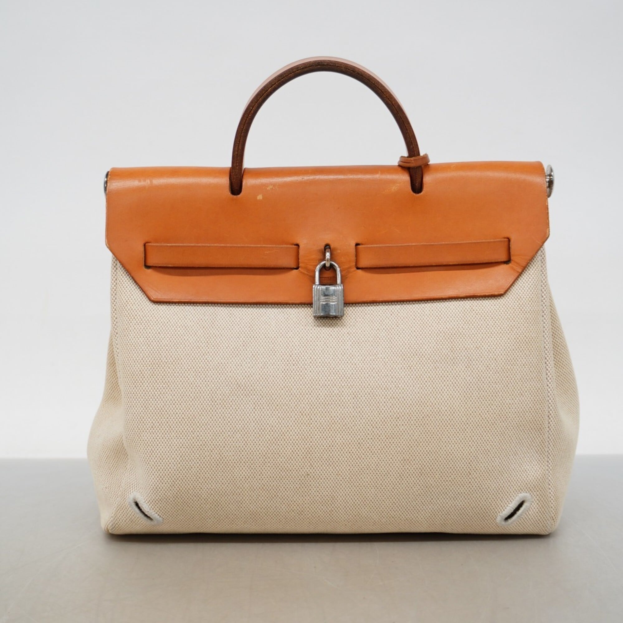 Hermes Natural Toile H Backpack (Pre-Owned)