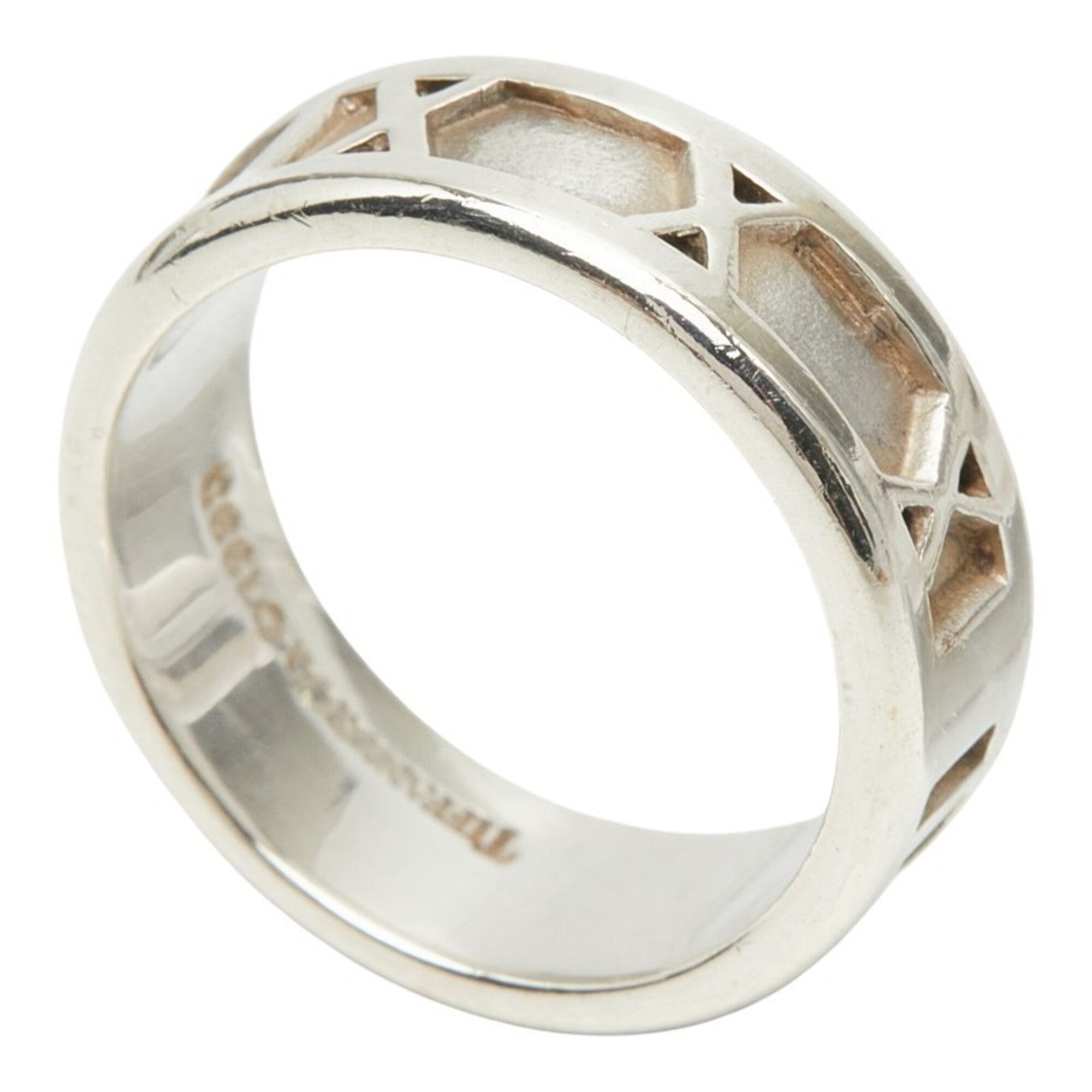 Tiffany Silver 925 Band Ring (Pre-Owned)