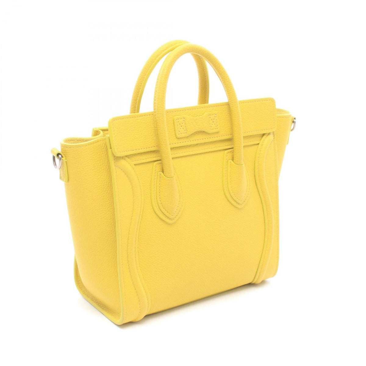 Celine Yellow Leather Handbag (Pre-Owned)