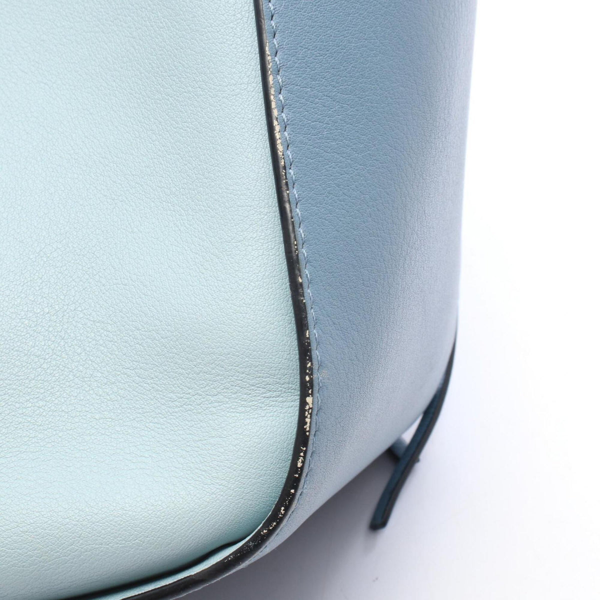 Loewe Blue Leather Handbag (Pre-Owned)