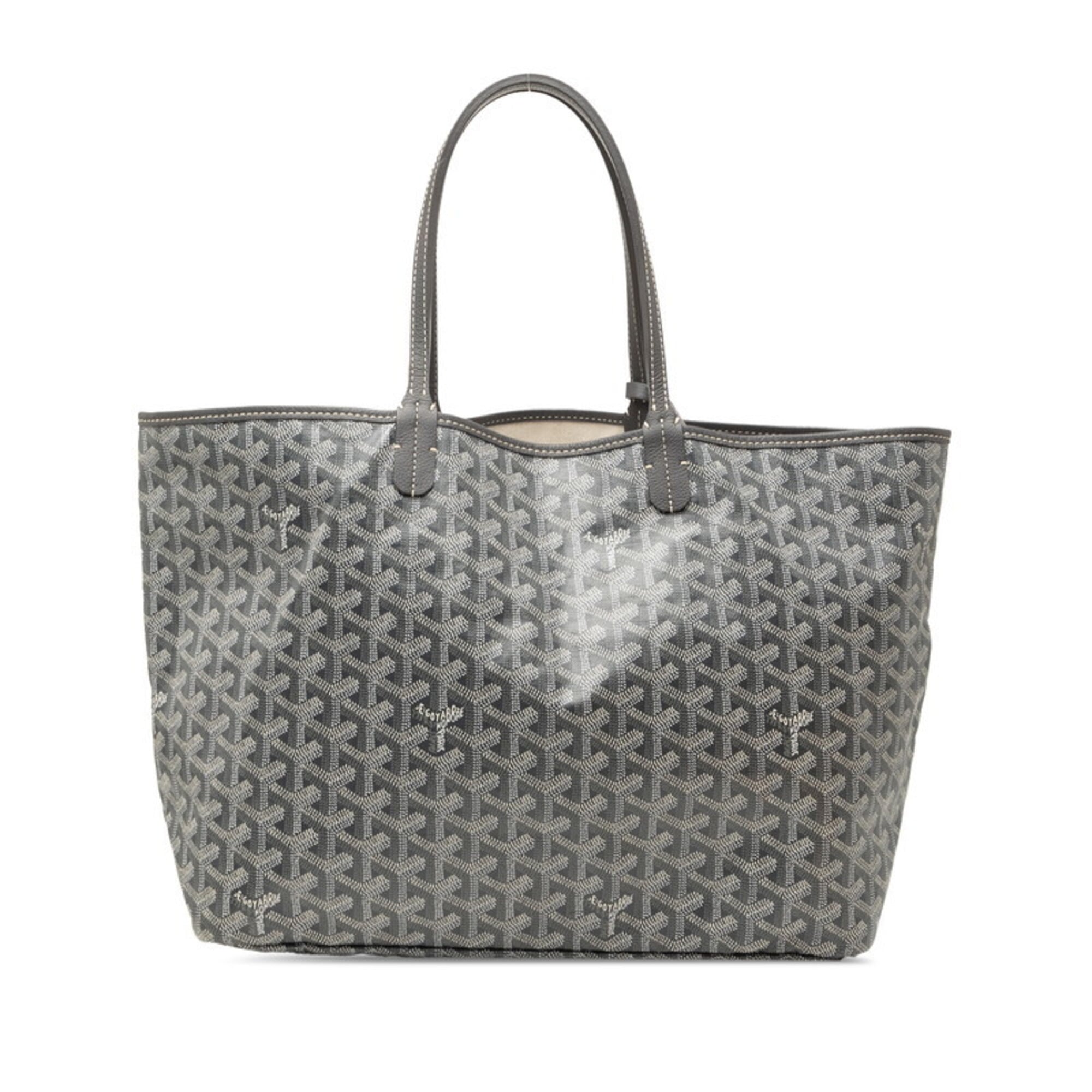 Goyard Gray Pvc Leather Shoulder Bag Tote Bag (Pre-Owned)