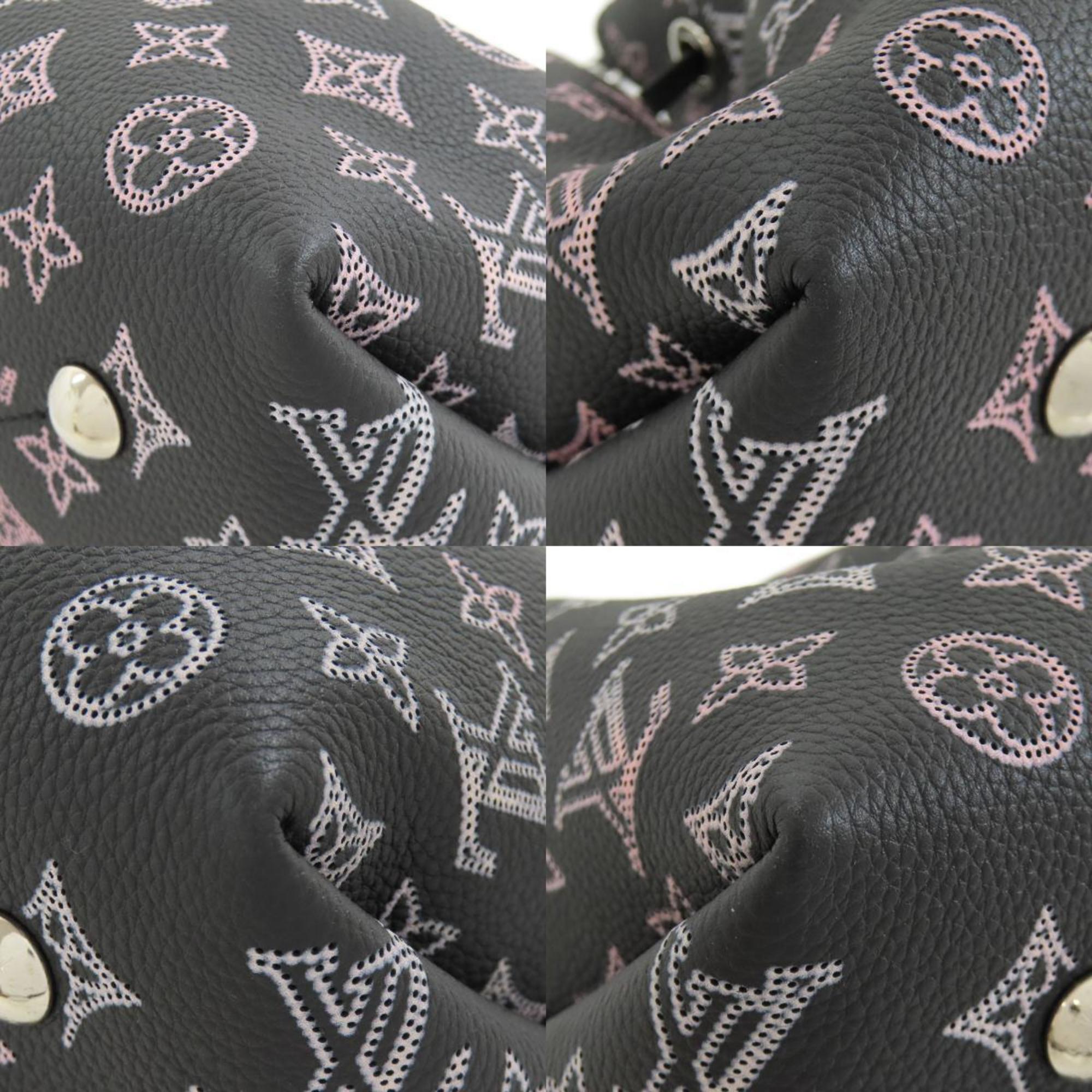 Louis Vuitton Black Pink Mahina Leather Handbag (Pre-Owned)