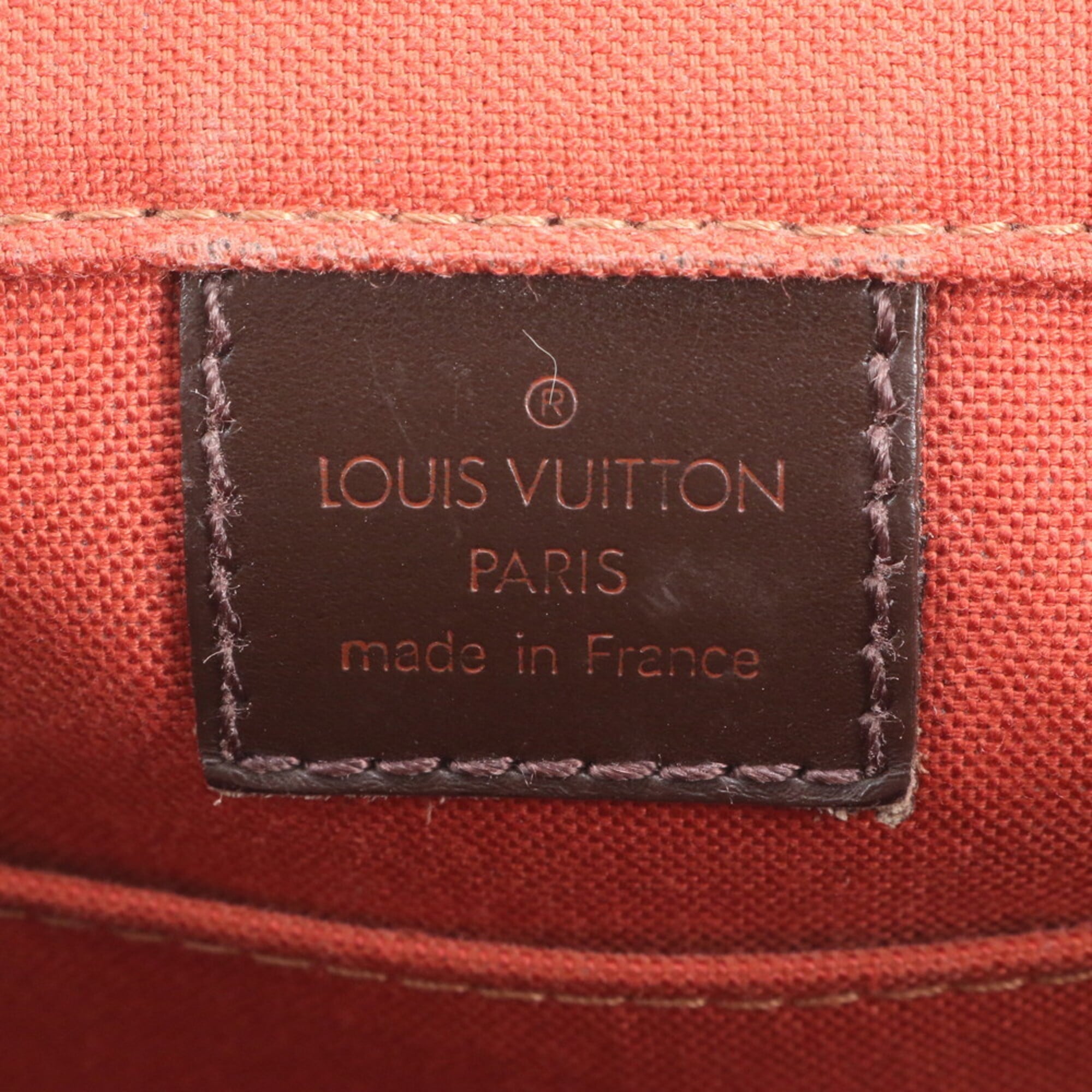 Louis Vuitton Damier Ebene Leather Coated Canvas Shoulder Bag (Pre-Owned)