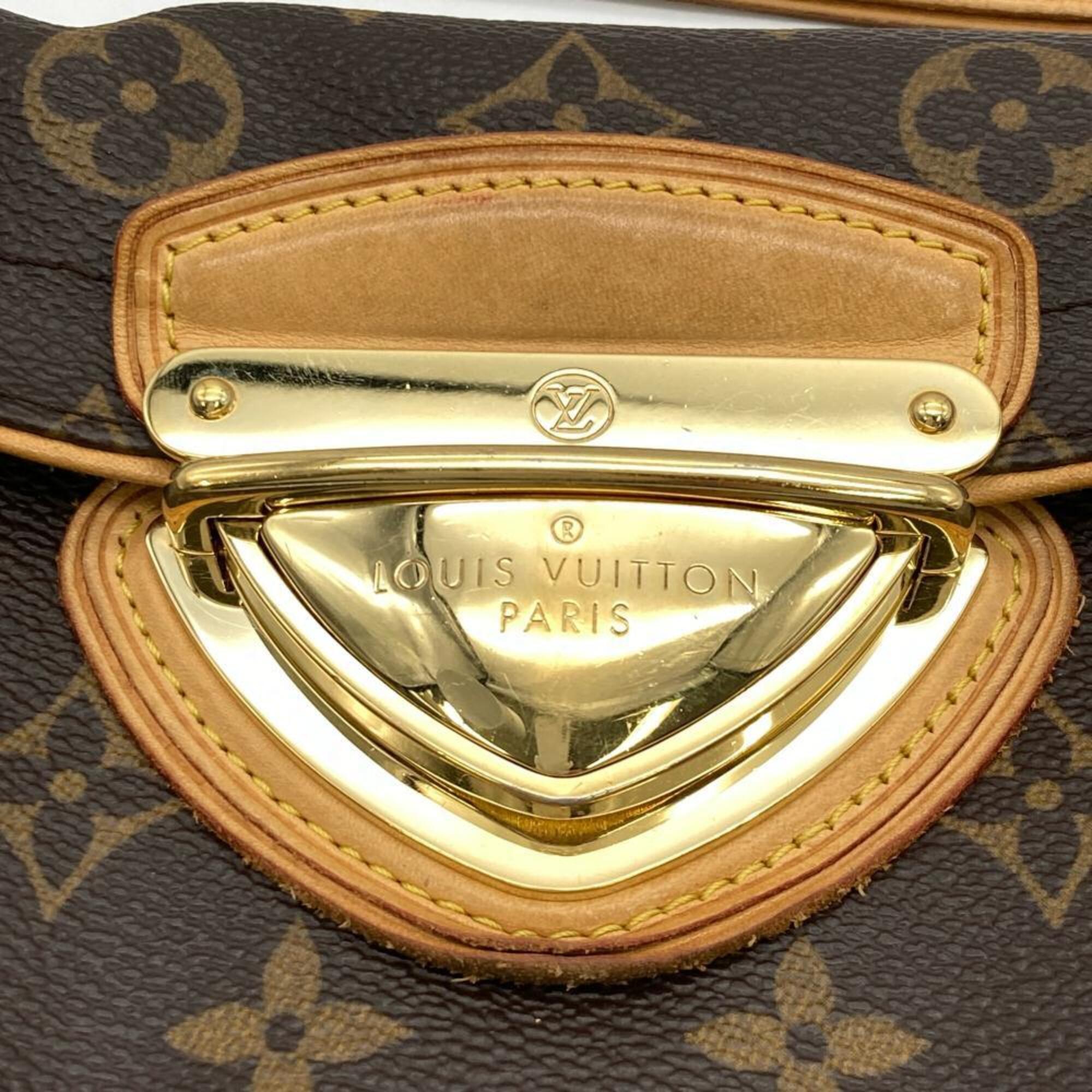 Louis Vuitton Brown Monogram Canvas Clutch Bag (Pre-Owned)