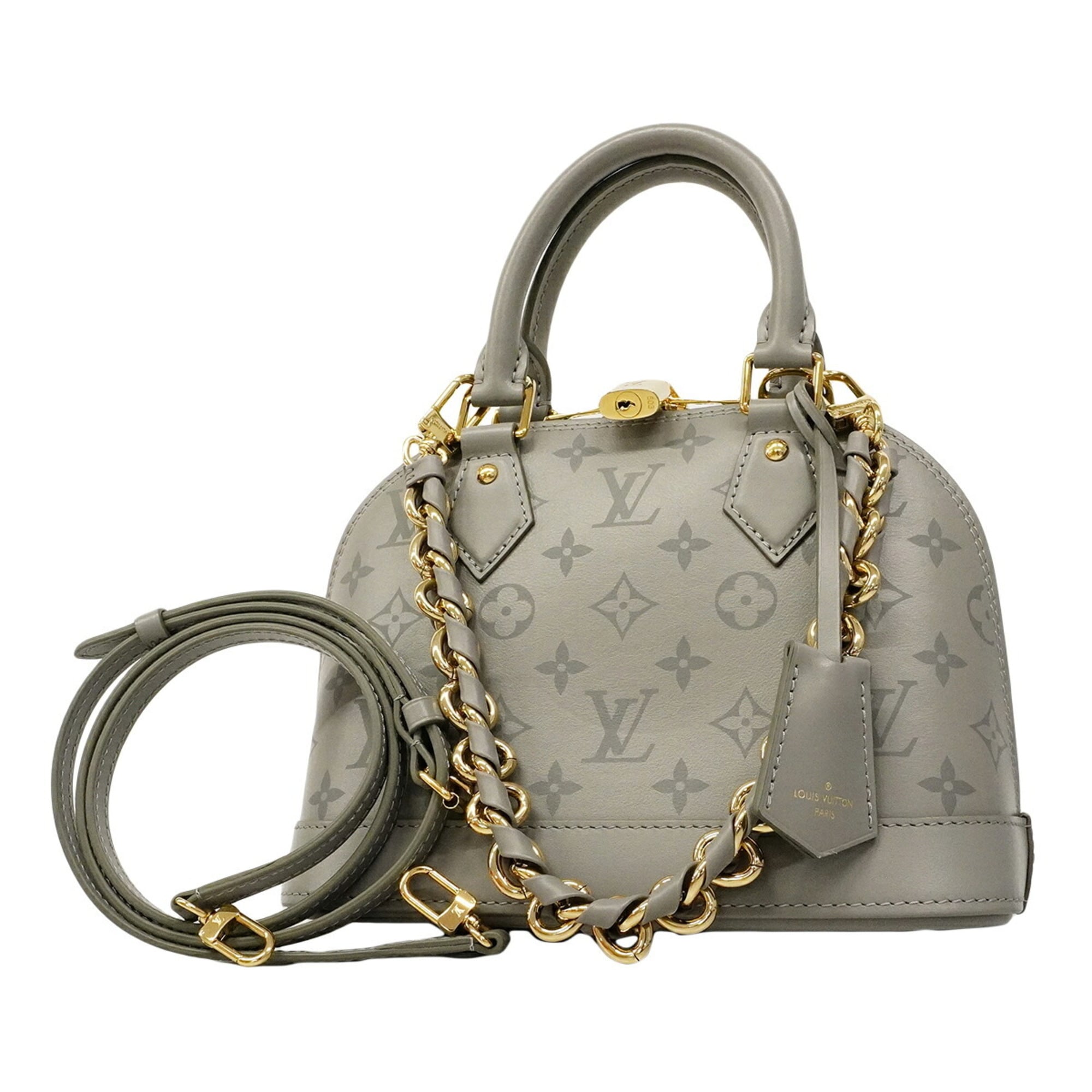 Louis Vuitton Gray Handbag (Pre-Owned)