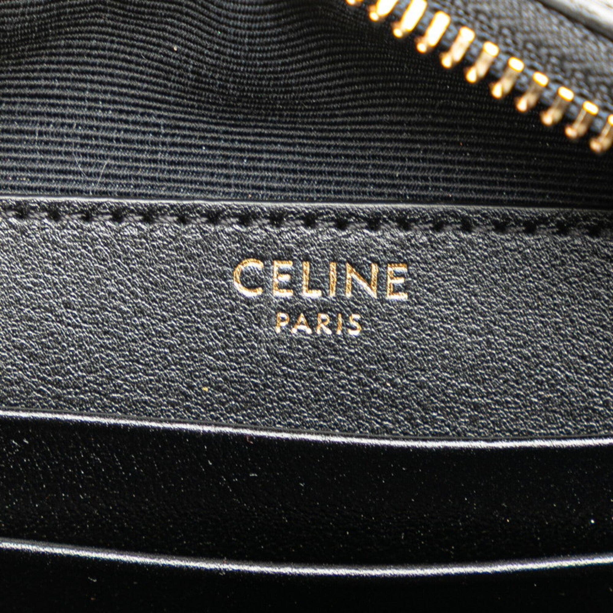 Celine Black Leather Shoulder Bag (Pre-Owned)
