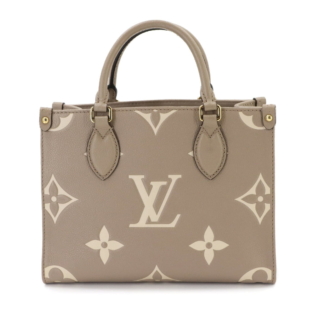 Louis Vuitton Tourterelle Monogram Empreinte Leather Handbag Tote Bag (Pre-Owned)