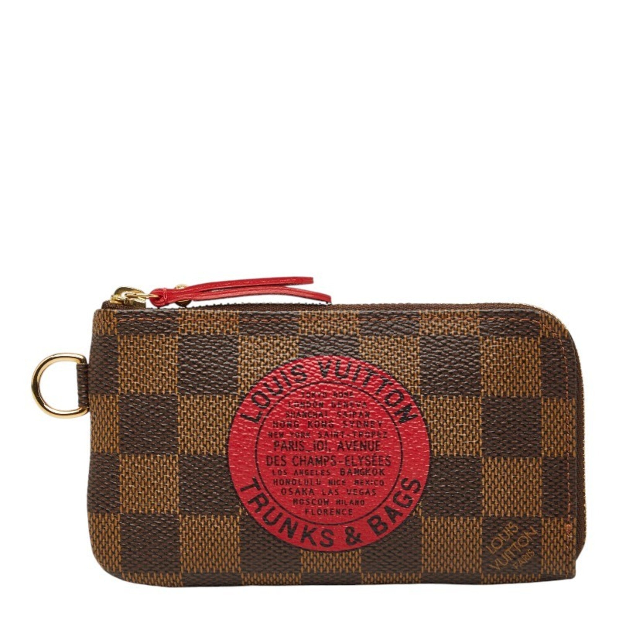 Louis Vuitton Brown Pvc Leather Coin Purse/Coin Case (Pre-Owned)