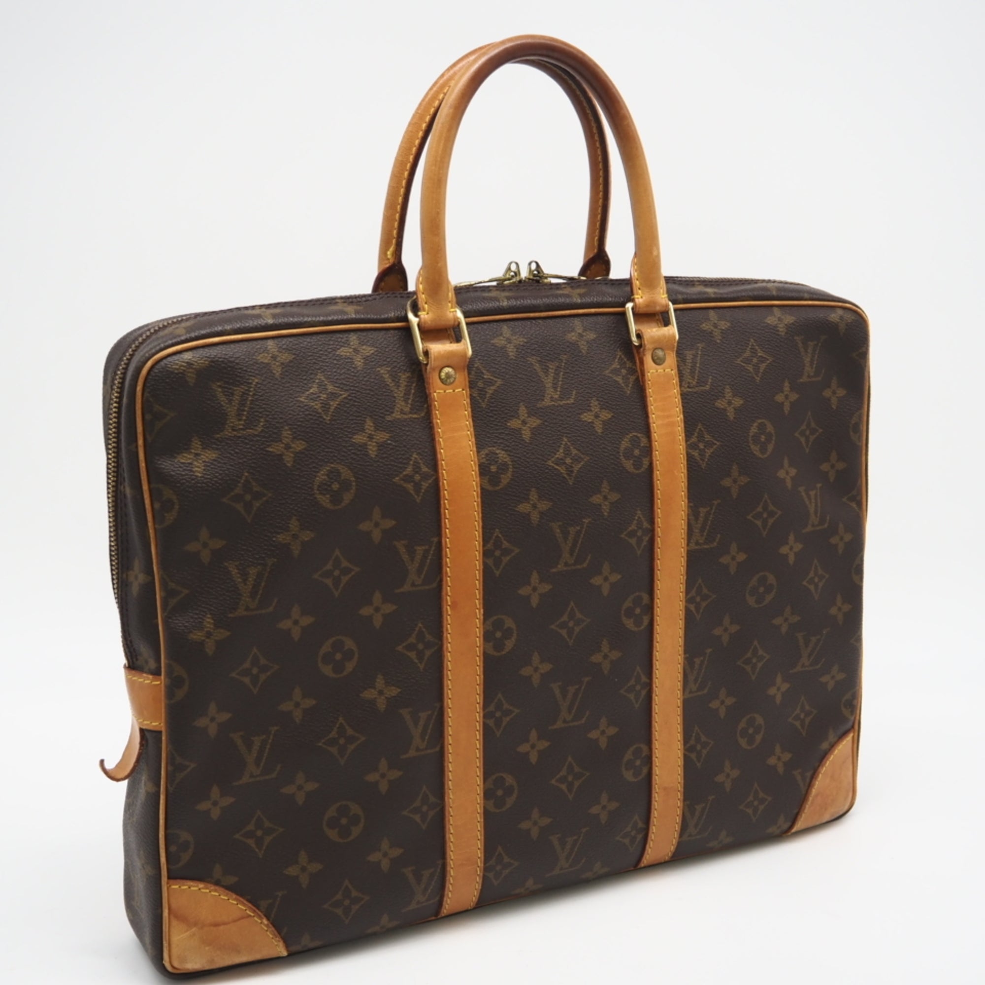 Louis Vuitton Brown Monogram Monogram Briefcase (Pre-Owned)