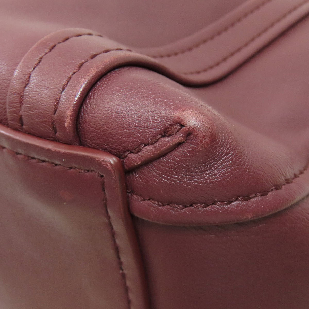 Balenciaga Bordeaux Leather Handbag (Pre-Owned)