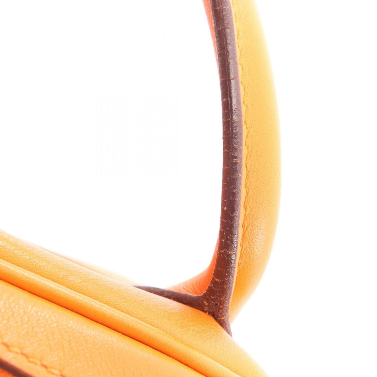 Hermes Orange Swift Leather Handbag Shoulder Bag (Pre-Owned)