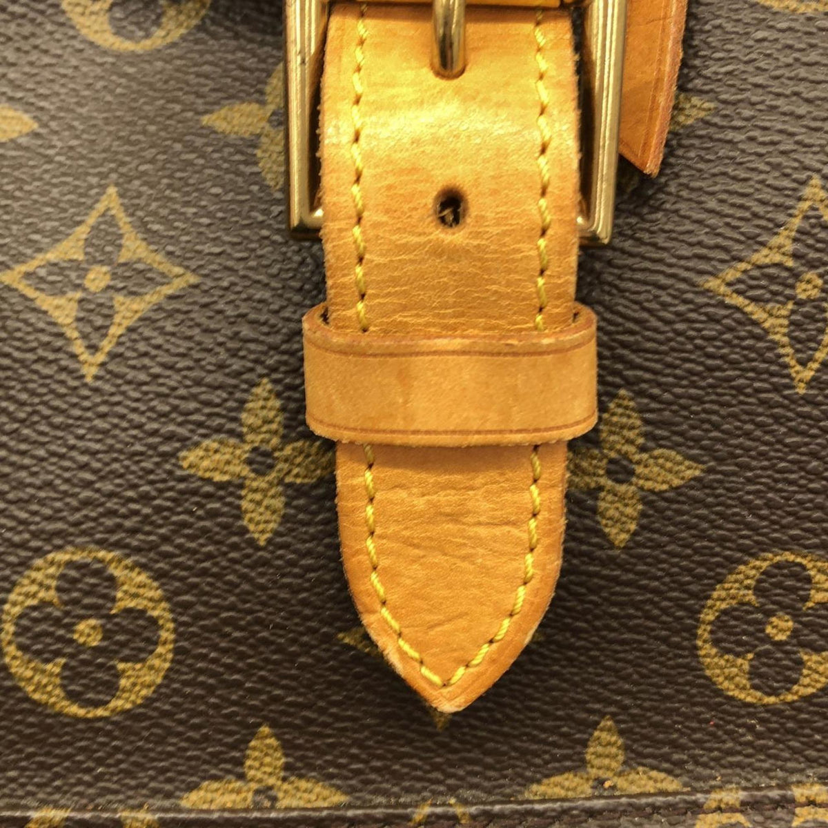 Louis Vuitton Marron Coated Canvas Backpack (Pre-Owned)