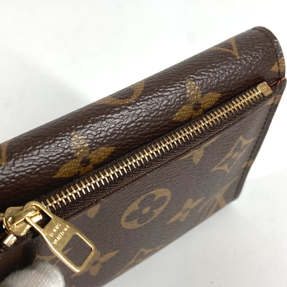 Louis Vuitton Brown Monogram Canvas Card Wallet (Pre-Owned)