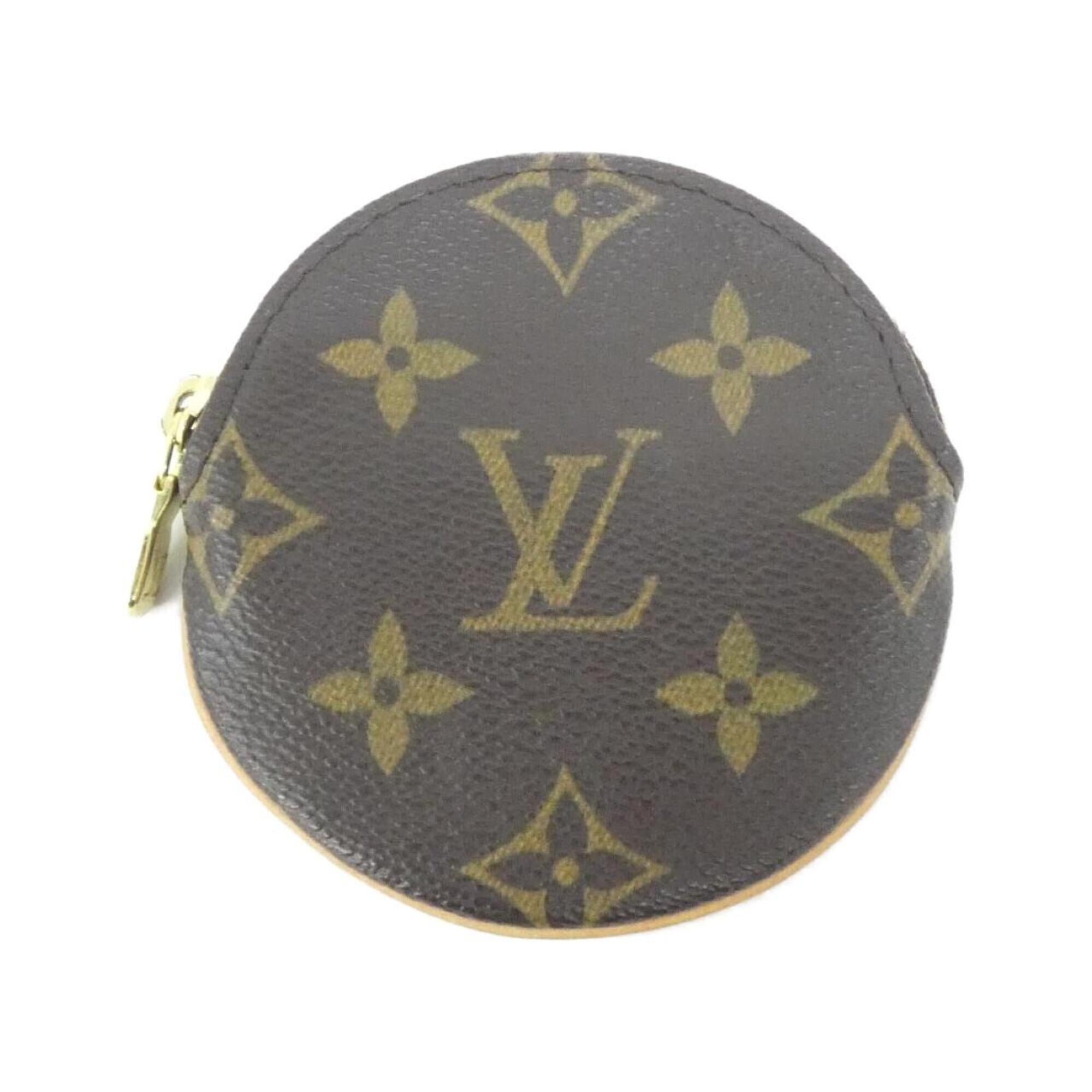 Louis Vuitton Marron Monogram Coated Canvas Coin Purse/Coin Case (Pre-Owned)