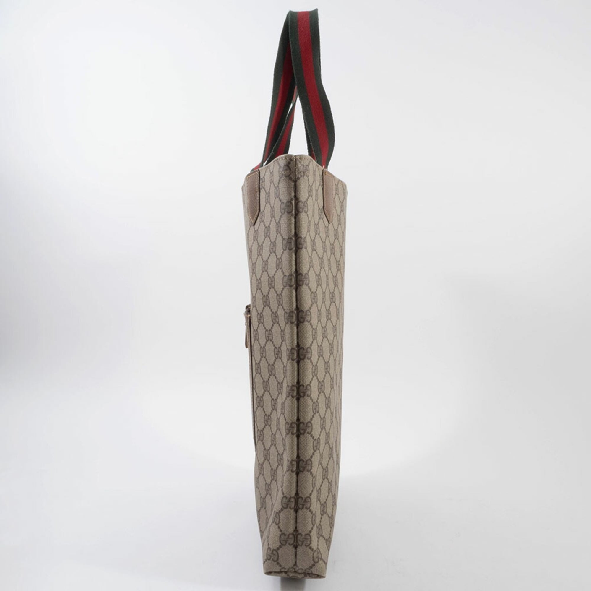 Gucci Brown Leather Tote Bag (Pre-Owned)
