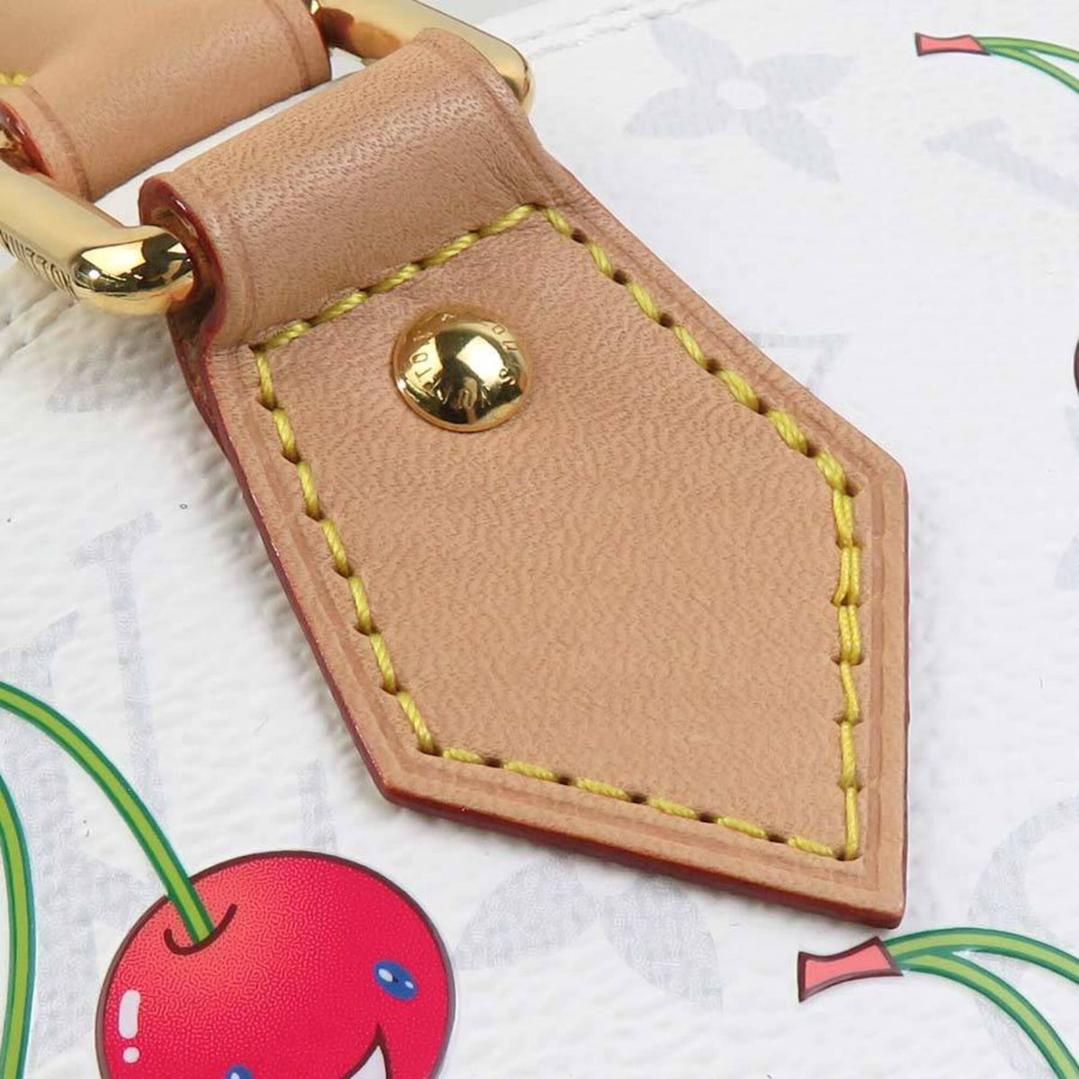 Louis Vuitton Monogram Cherry White Handbag Shoulder Bag (Pre-Owned)
