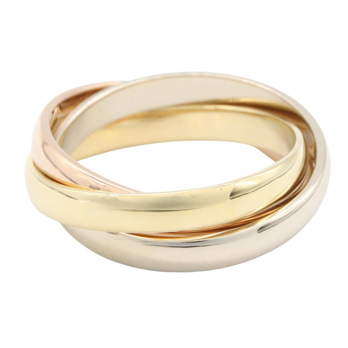 Cartier Pink Gold White Gold Yellow Gold Yellow Gold (18K) Pink Gold (18K) White Gold (18K) Band Ring (Pre-Owned)