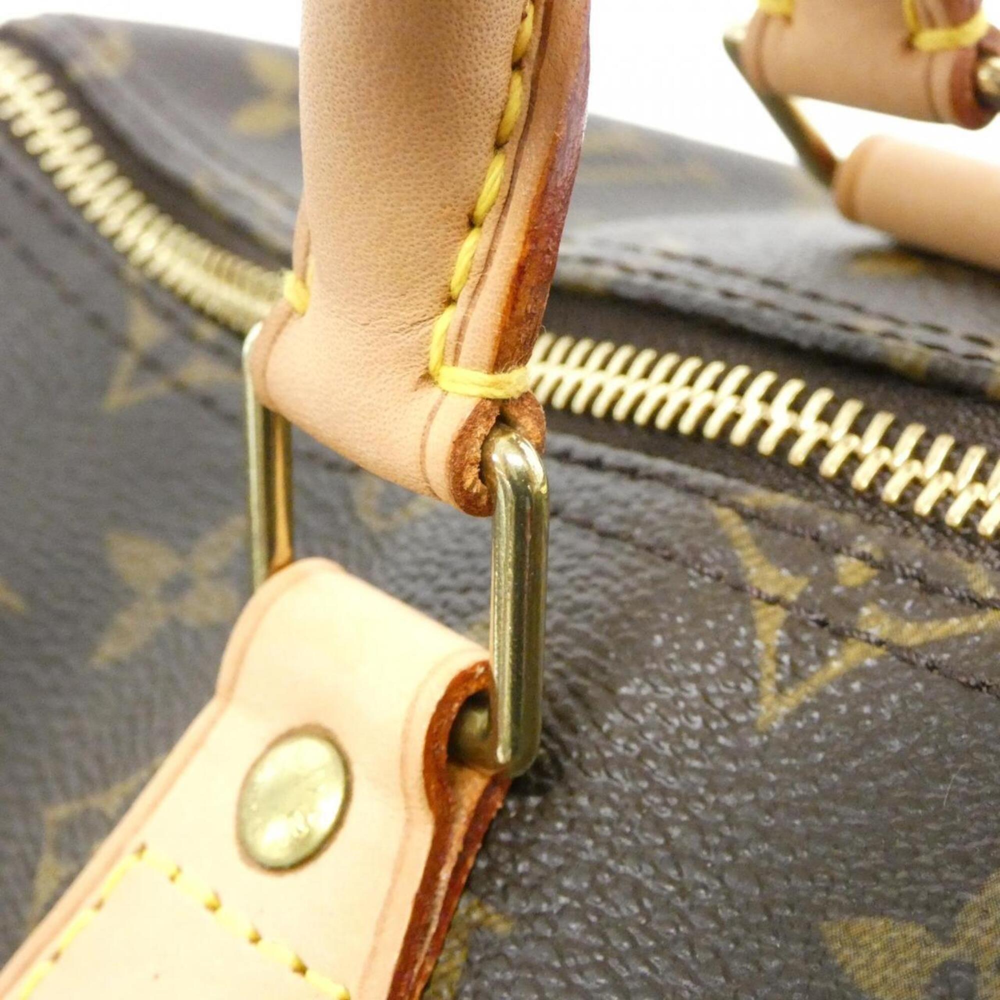 Louis Vuitton Marron Coated Canvas Boston Bag (Pre-Owned)