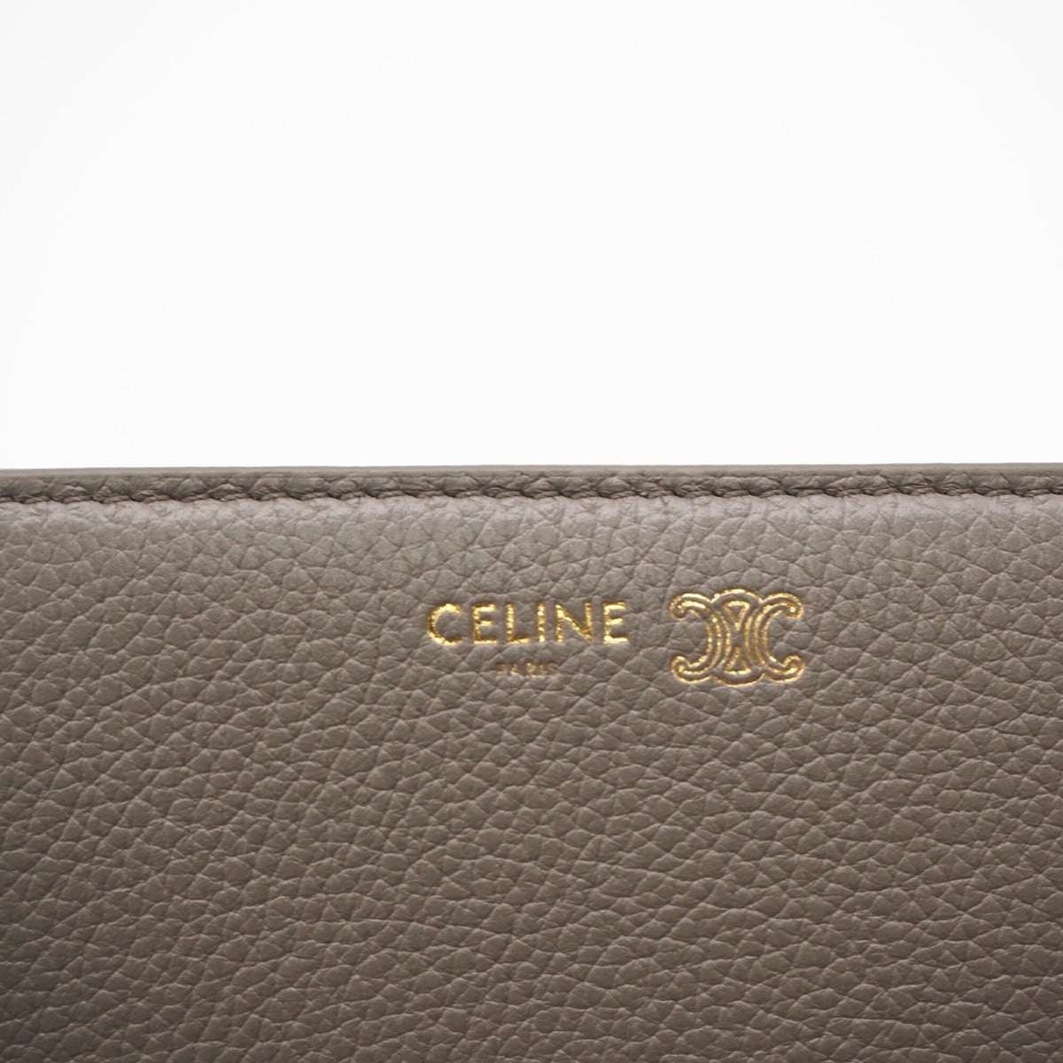 Celine Blue Grayish Leather Wallet (Bi-Fold) (Pre-Owned)