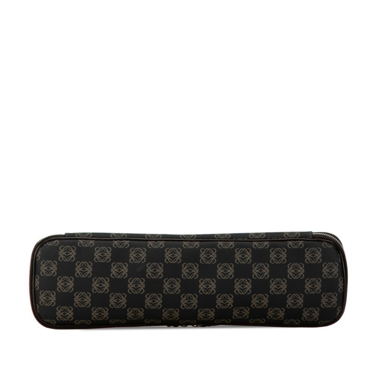 Loewe Black Brown Pvc Leather Clutch Bag (Pre-Owned)