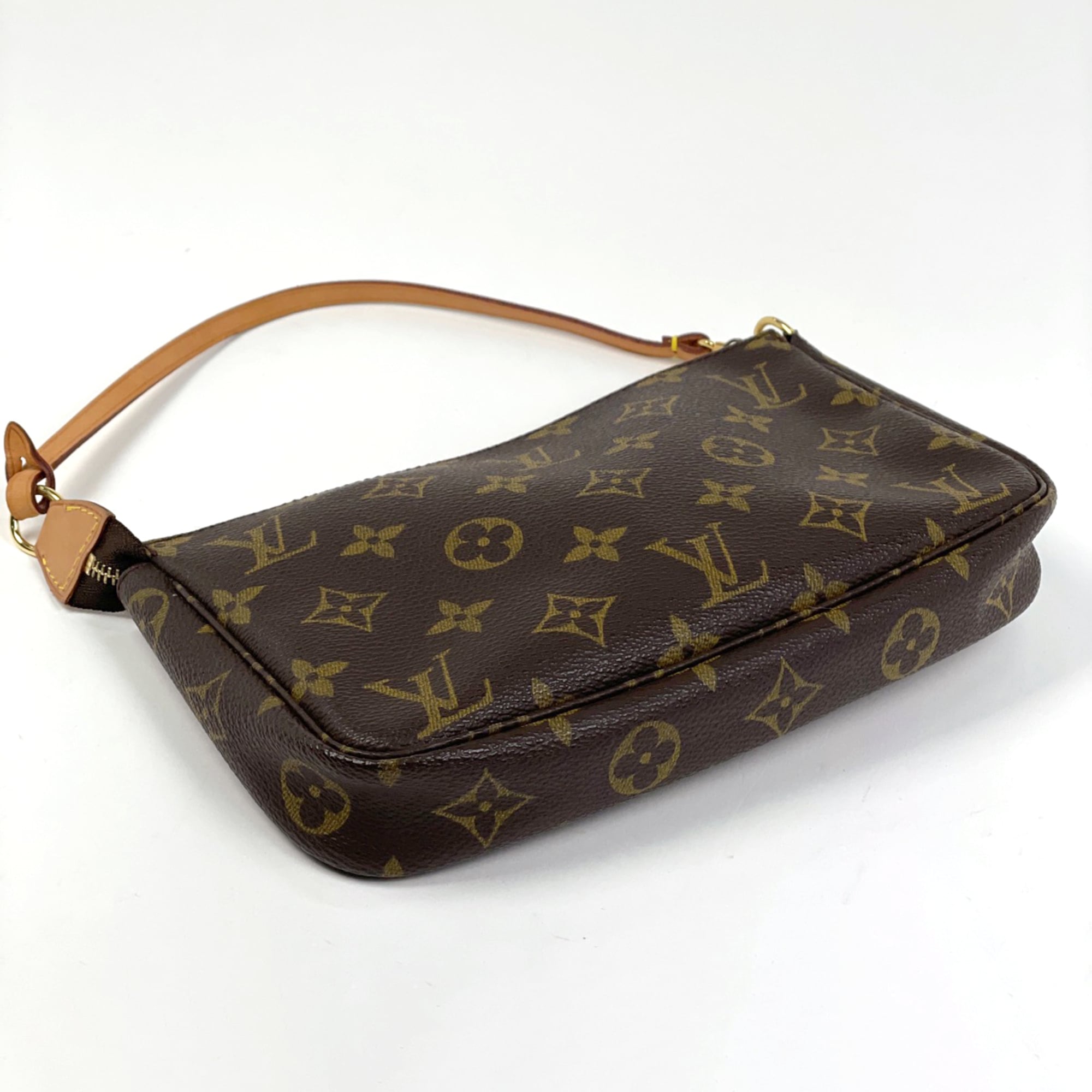 Louis Vuitton Brown Monogram Pochette Pouch (Pre-Owned)