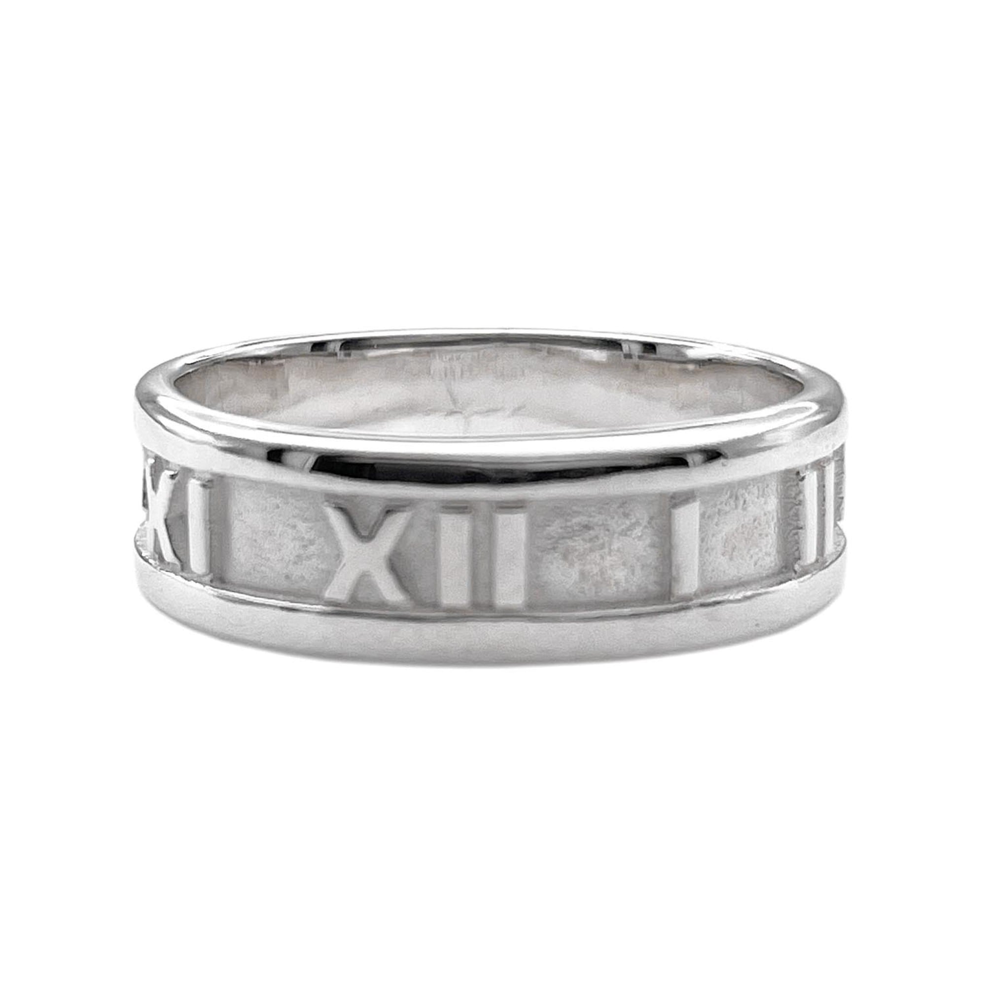 Tiffany Silver Silver 925 Band Ring (Pre-Owned)