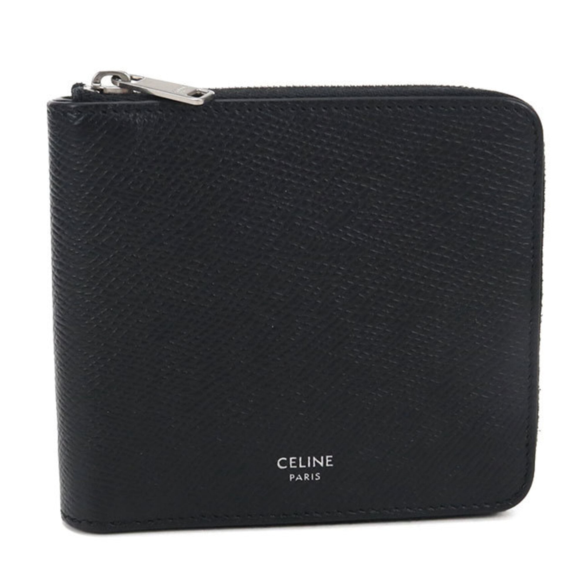 Celine Black Leather Wallet (Bi-Fold) (Pre-Owned)