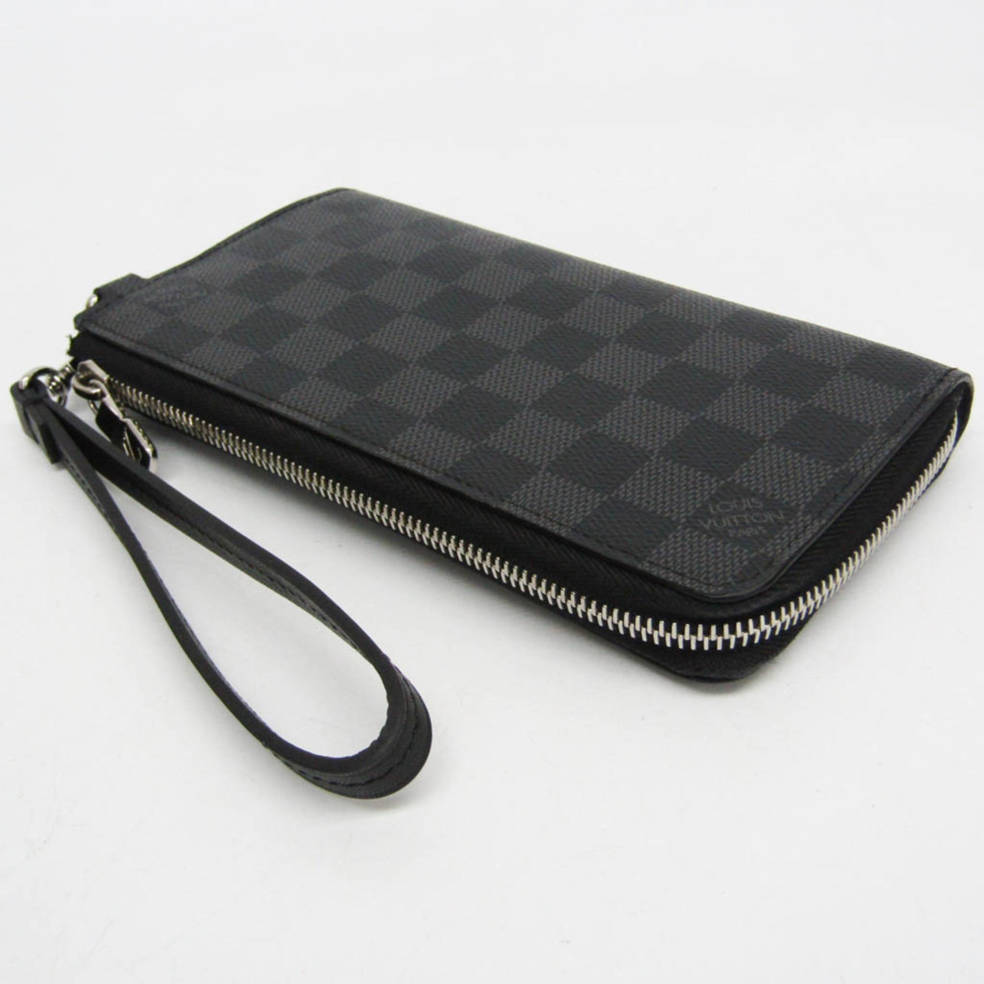 Louis Vuitton Damier Graphite Black Damier Graphite Long Wallet (Bi-Fold) (Pre-Owned)
